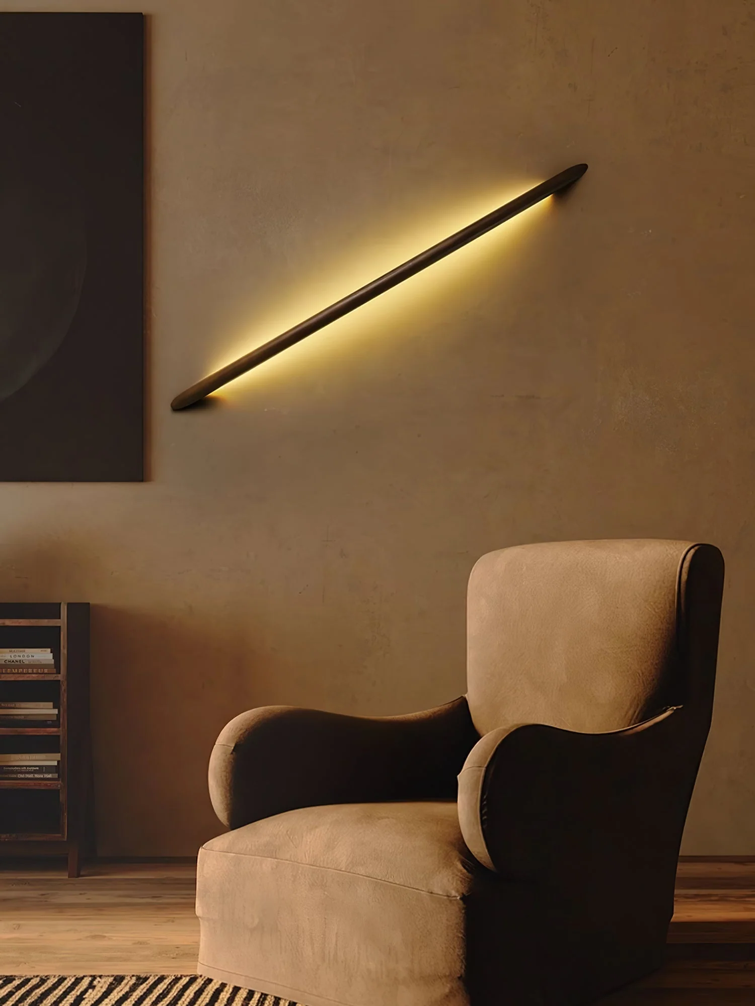 Evvinos Modern Minimalist Linear Wood Wall Light - Image 65