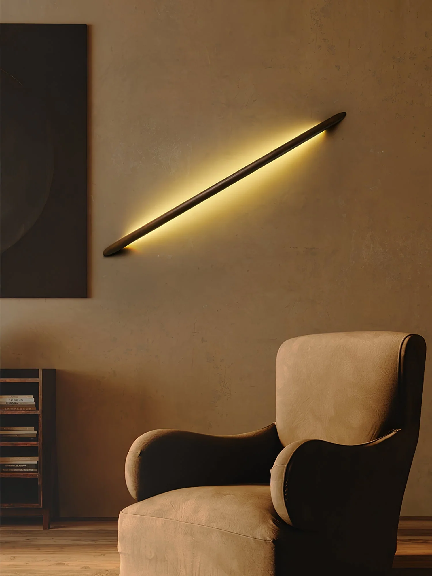 Evvinos Modern Minimalist Linear Wood Wall Light - Image 66