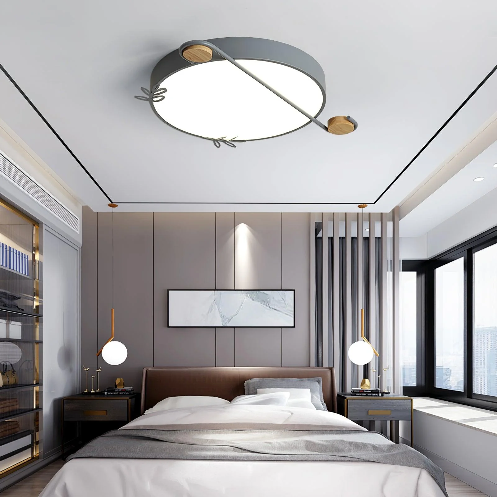 Evzorira Musical Note Art Round Ceiling Lamp - Image 14