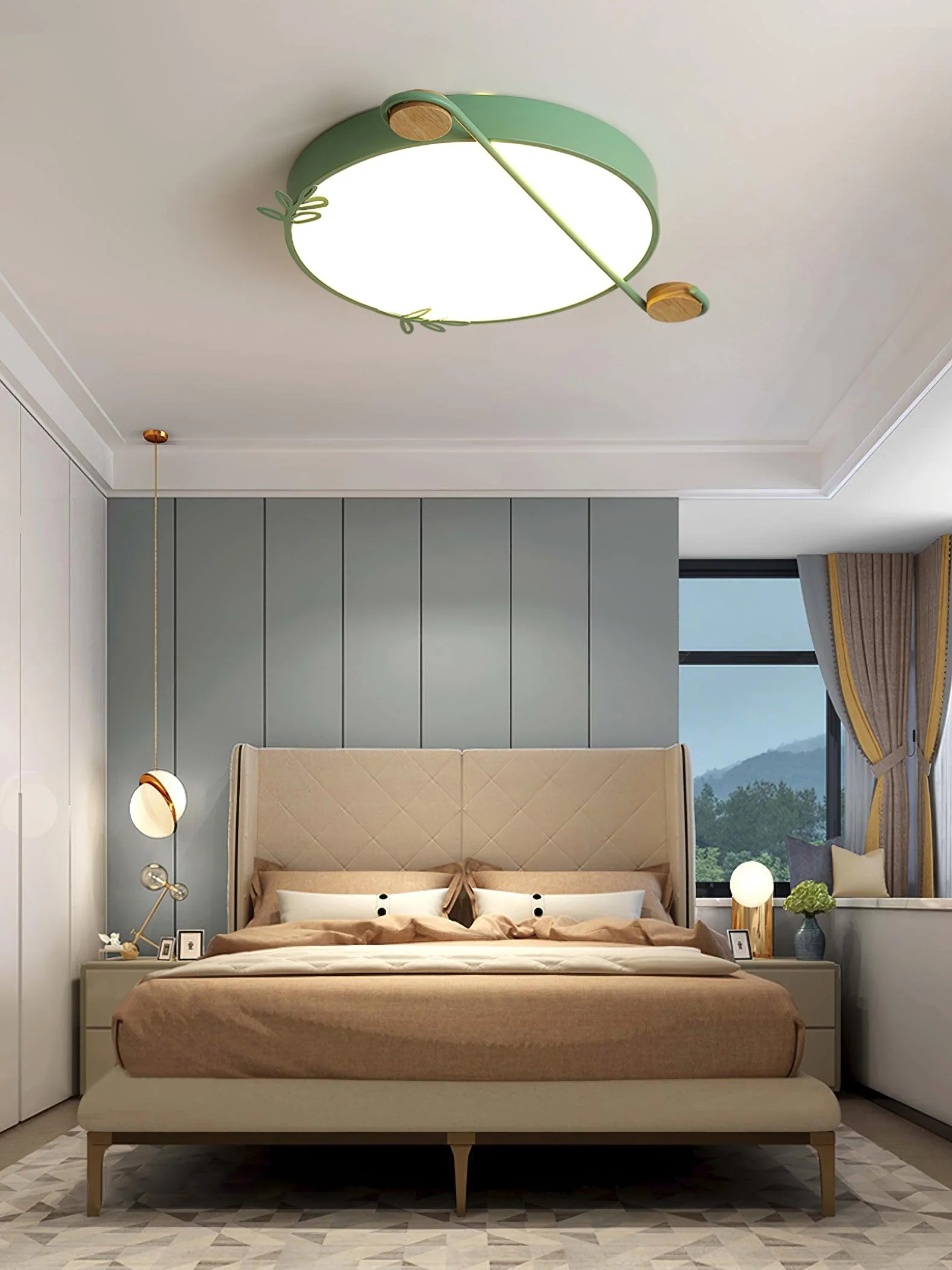 Evzorira Musical Note Art Round Ceiling Lamp - Image 18
