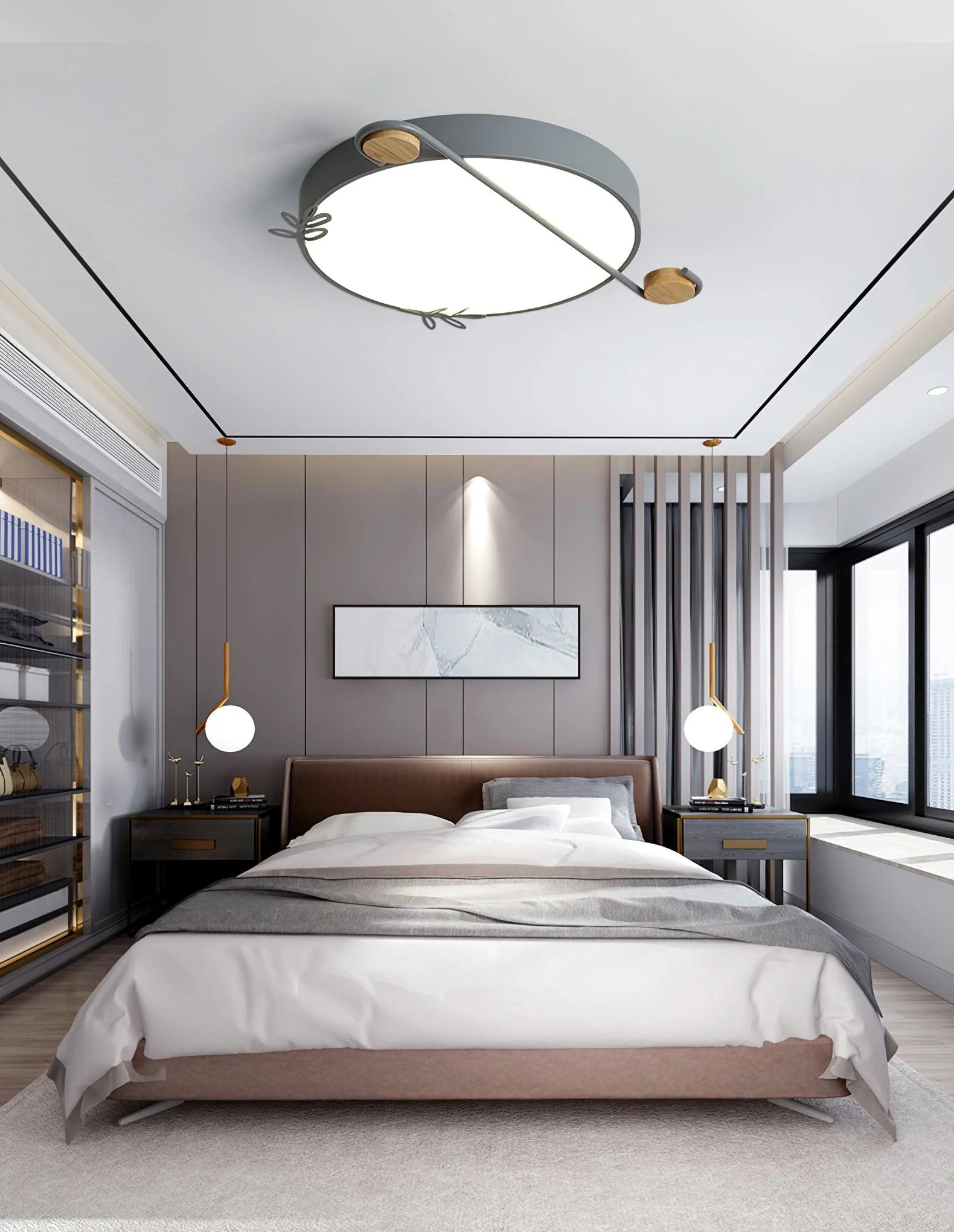 Evzorira Musical Note Art Round Ceiling Lamp - Image 19