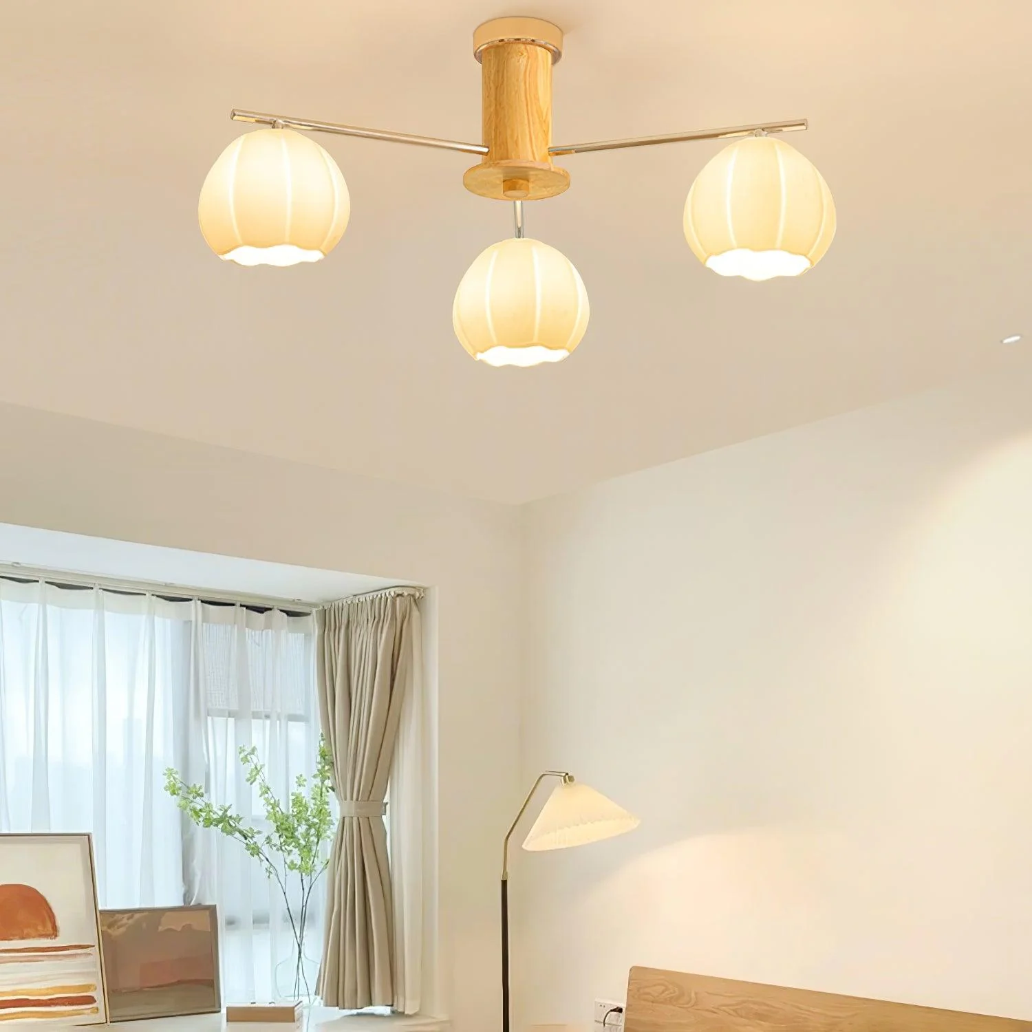 Ezoror Nordic Art Flower Buds Glass Ceiling Lamp - Image 21