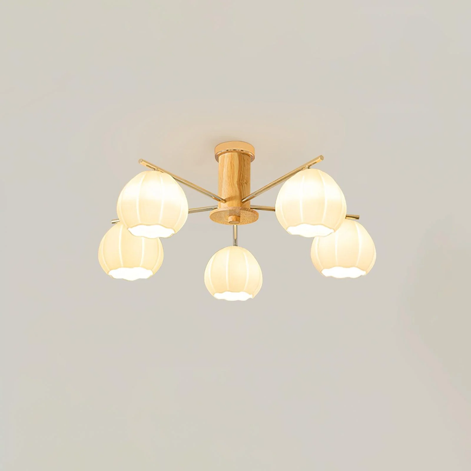 Ezoror Nordic Art Flower Buds Glass Ceiling Lamp - Image 22