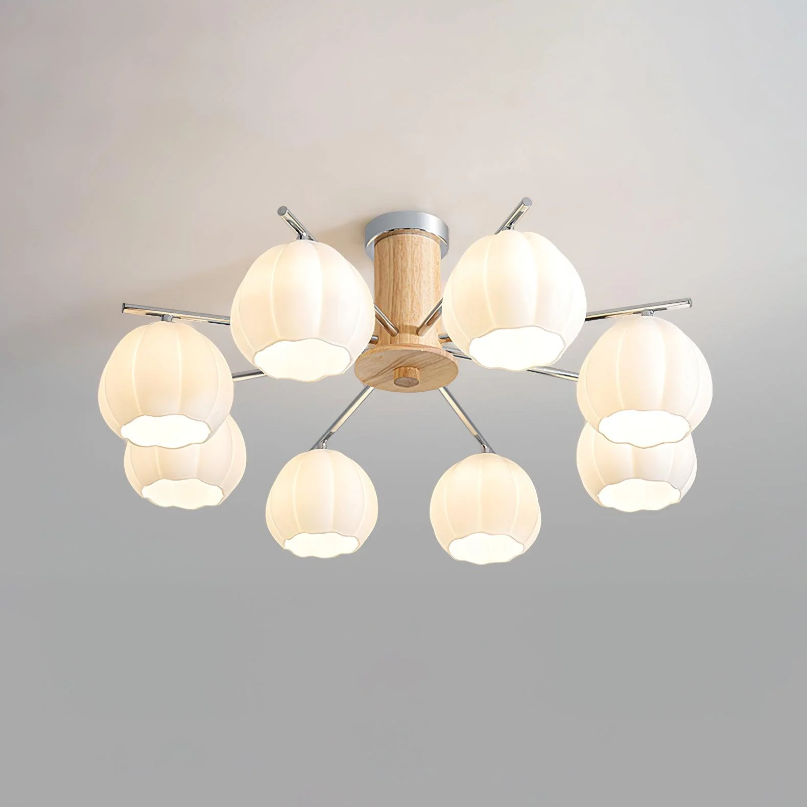 Ezoror Nordic Art Flower Buds Glass Ceiling Lamp - Image 24