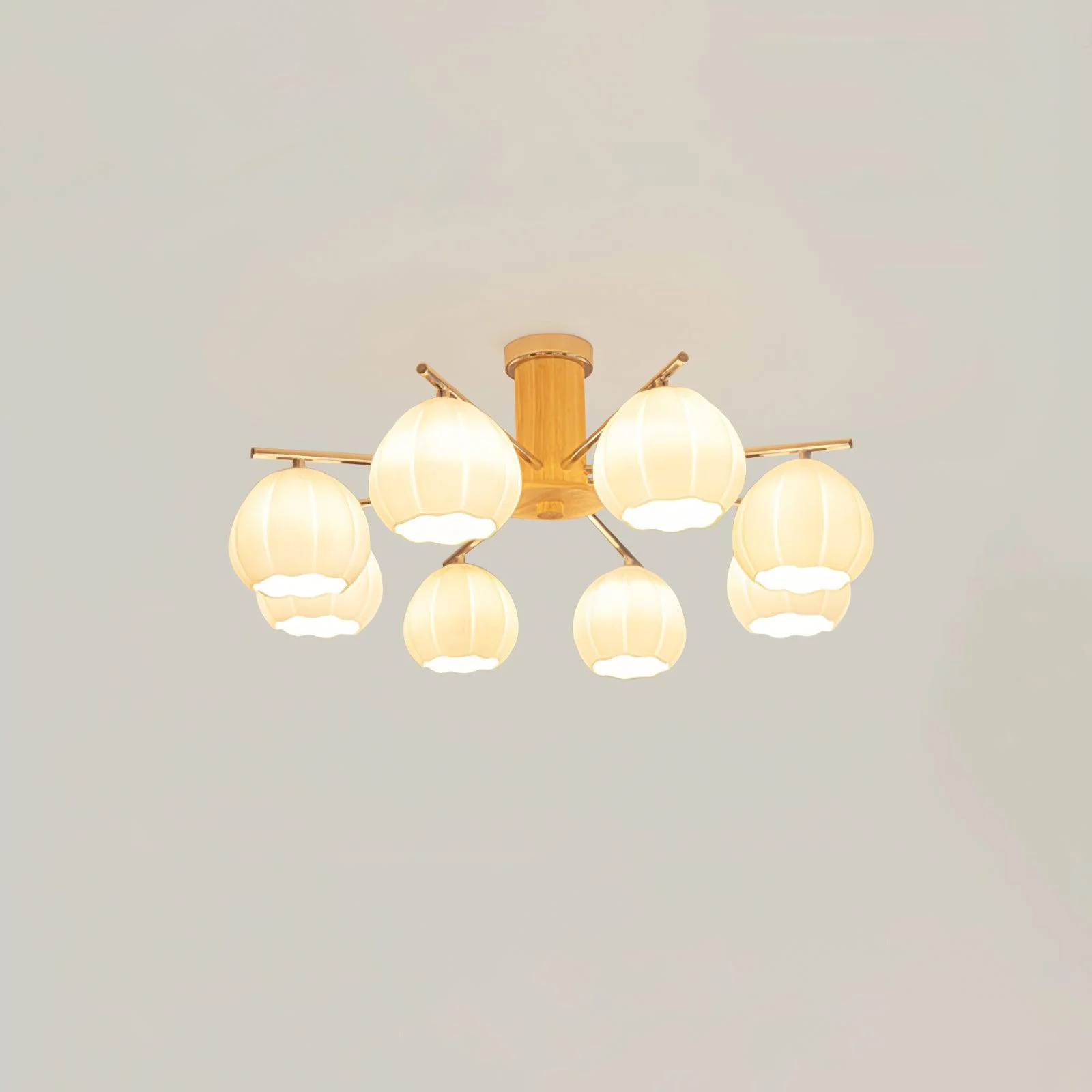 Ezoror Nordic Art Flower Buds Glass Ceiling Lamp - Image 27