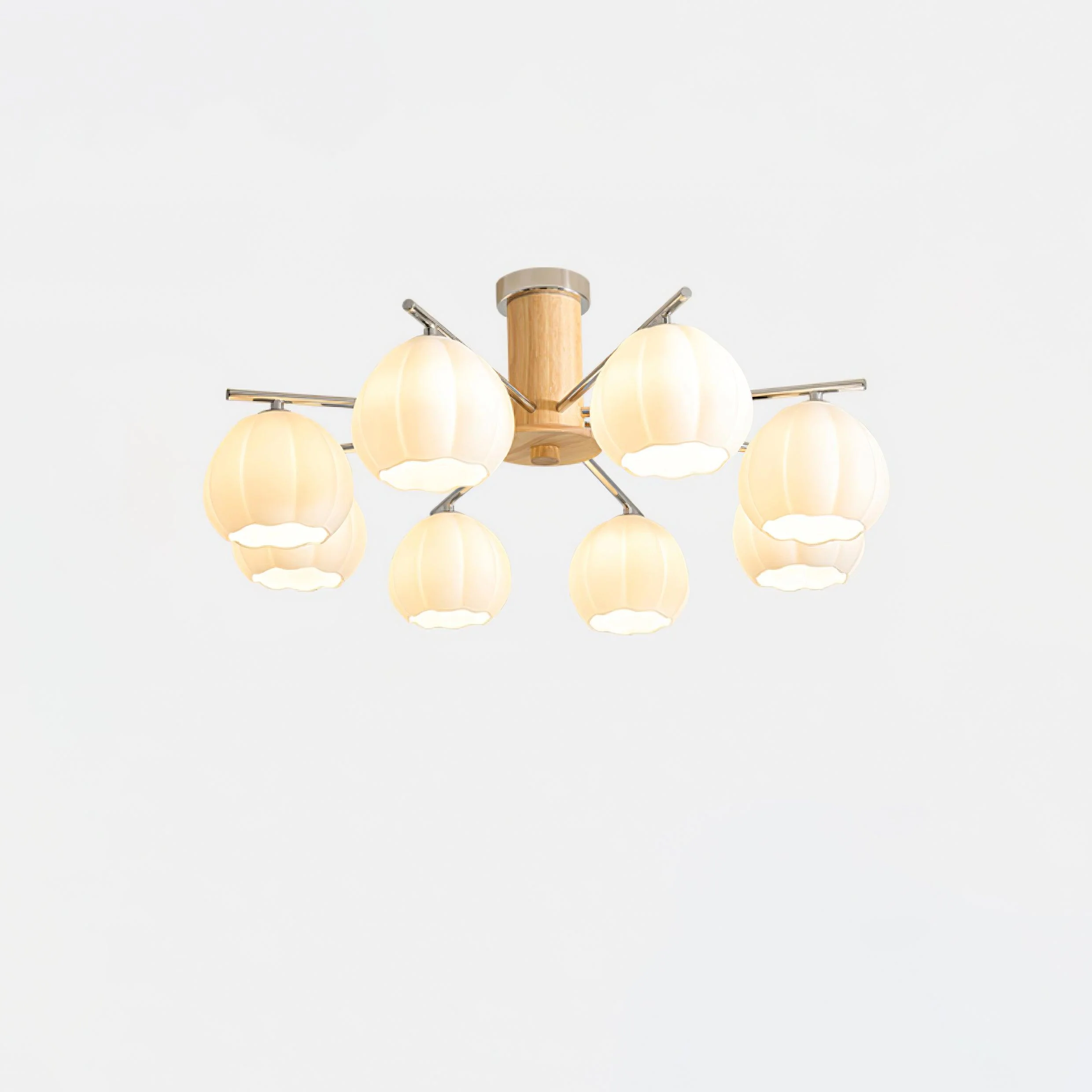 Ezoror Nordic Art Flower Buds Glass Ceiling Lamp - Image 3