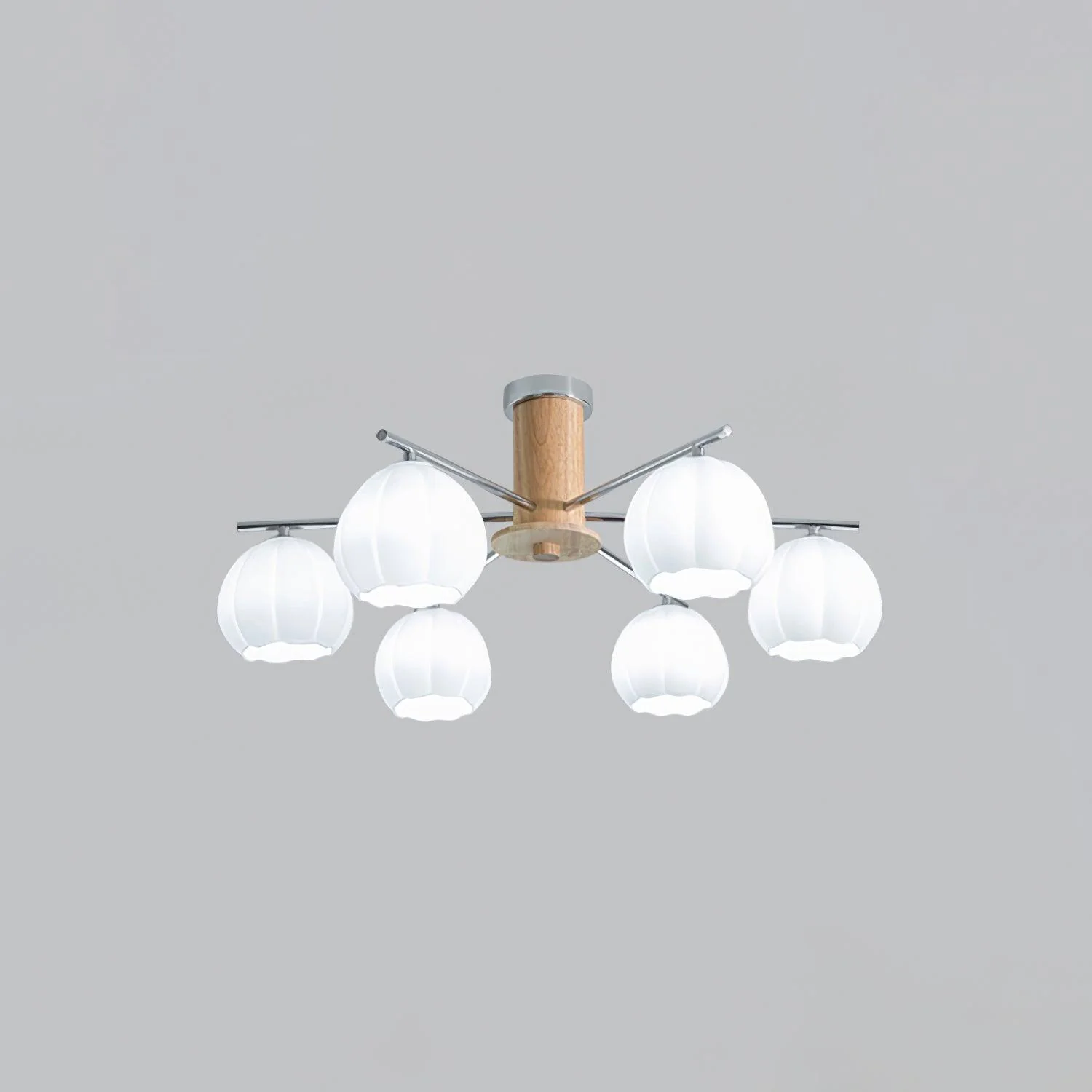 Ezoror Nordic Art Flower Buds Glass Ceiling Lamp - Image 33