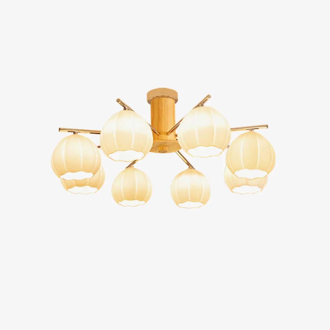Ezoror Nordic Art Flower Buds Glass Ceiling Lamp - Image 35