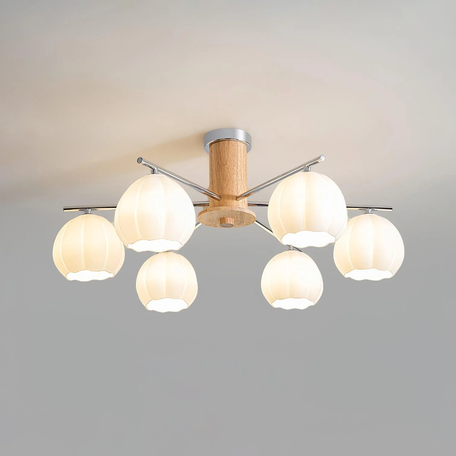 Ezoror Nordic Art Flower Buds Glass Ceiling Lamp - Image 43