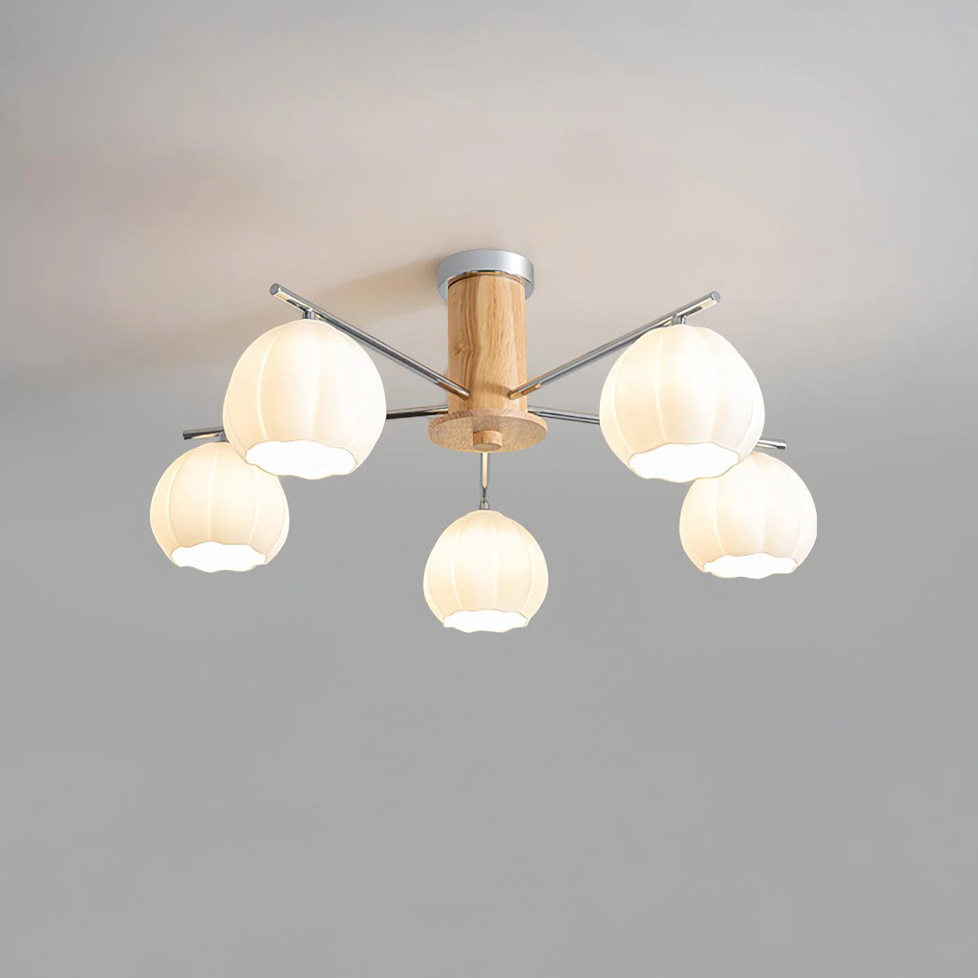 Ezoror Nordic Art Flower Buds Glass Ceiling Lamp - Image 48