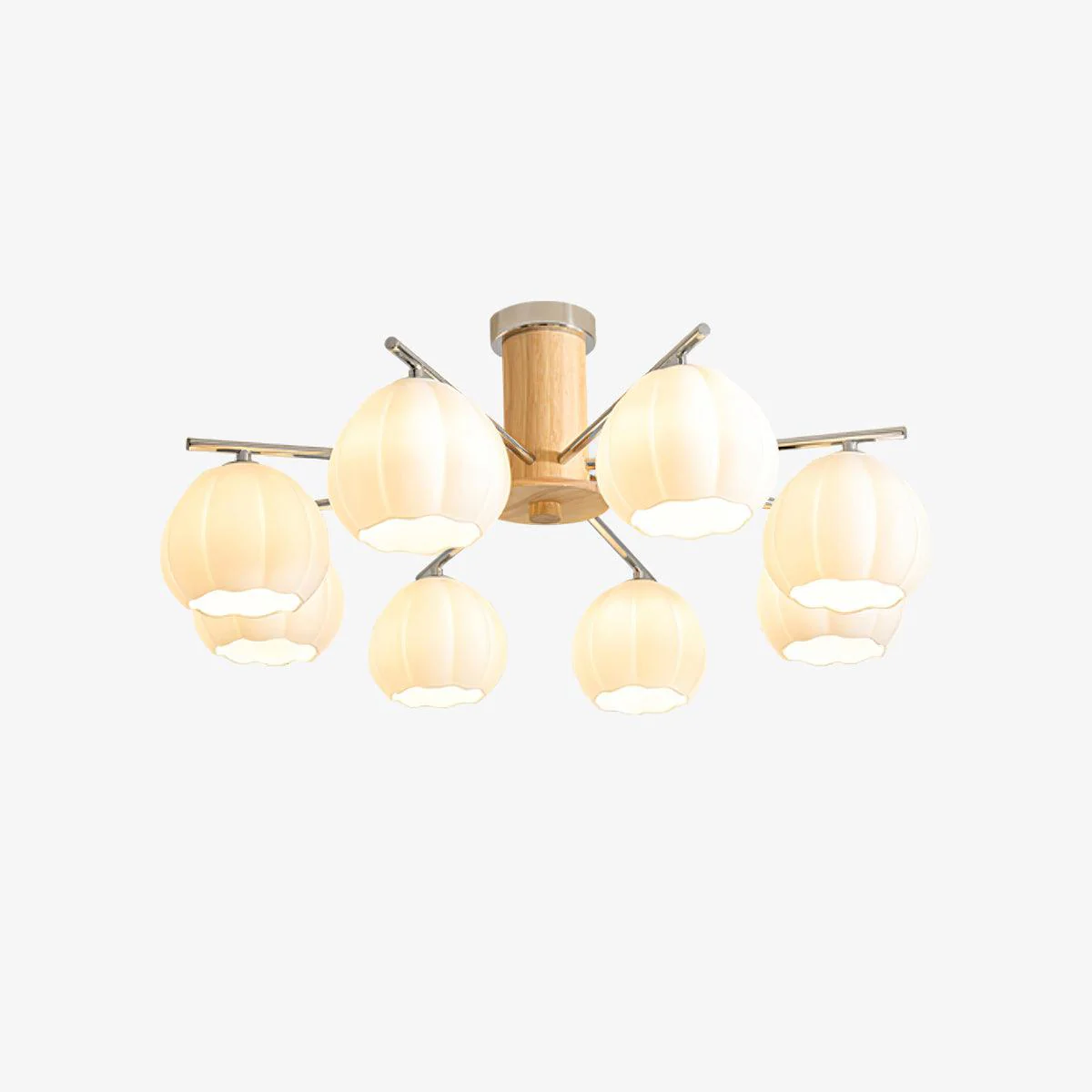 Ezoror Nordic Art Flower Buds Glass Ceiling Lamp - Image 50