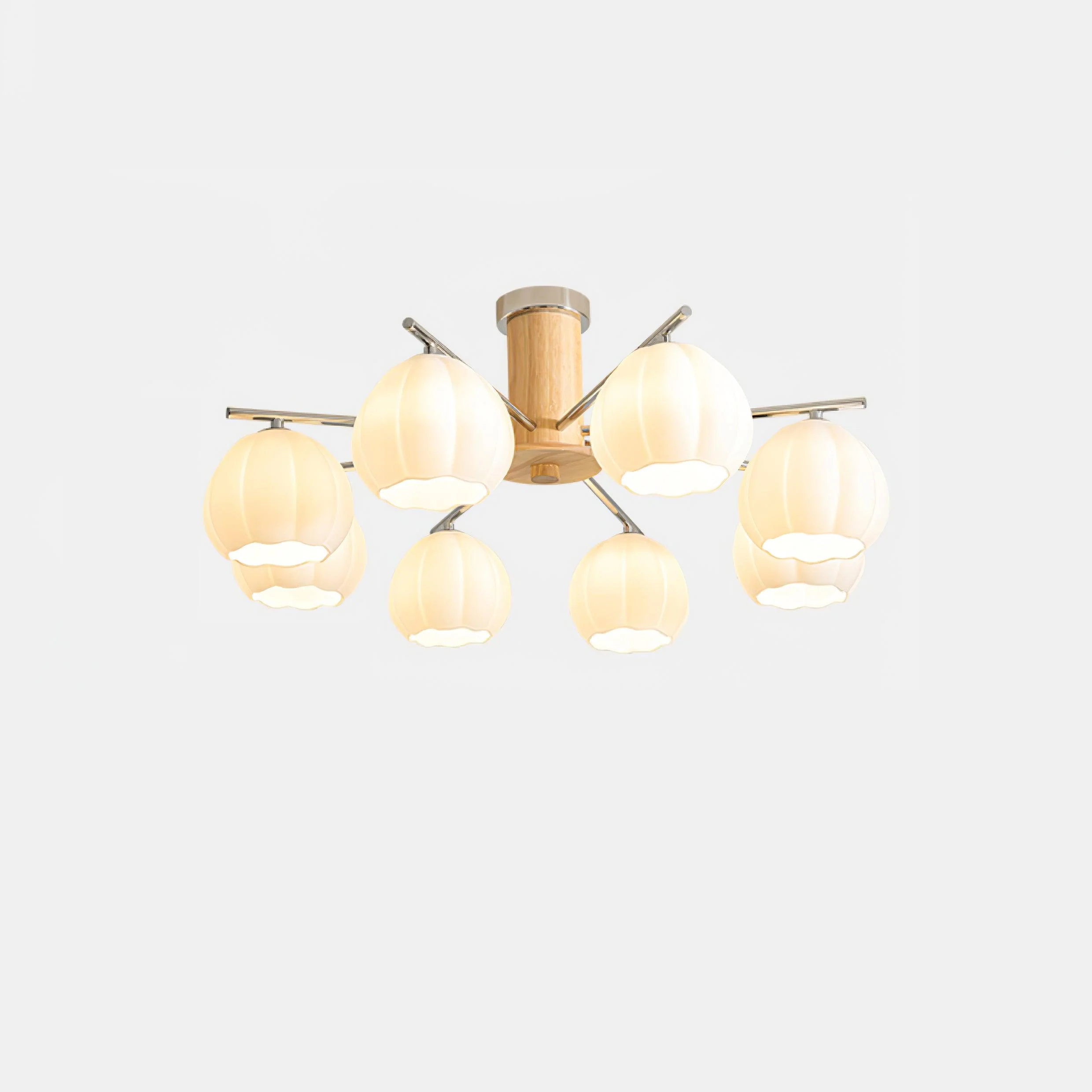 Ezoror Nordic Art Flower Buds Glass Ceiling Lamp - Image 56