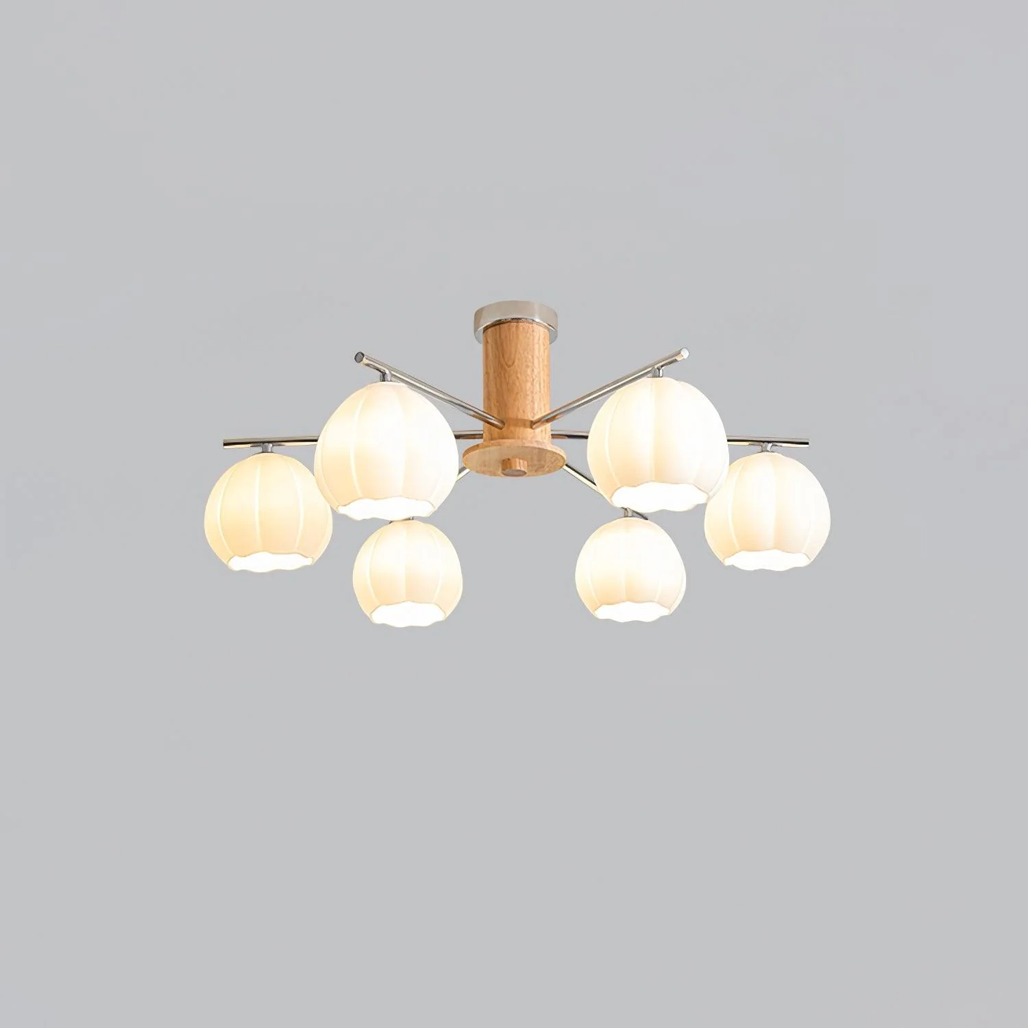 Ezoror Nordic Art Flower Buds Glass Ceiling Lamp - Image 60