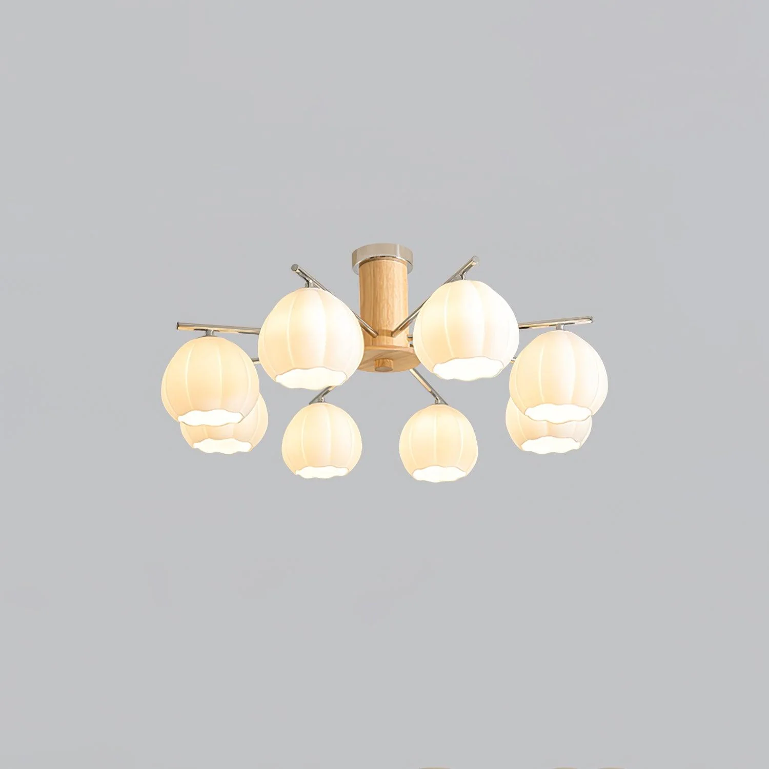 Ezoror Nordic Art Flower Buds Glass Ceiling Lamp - Image 61