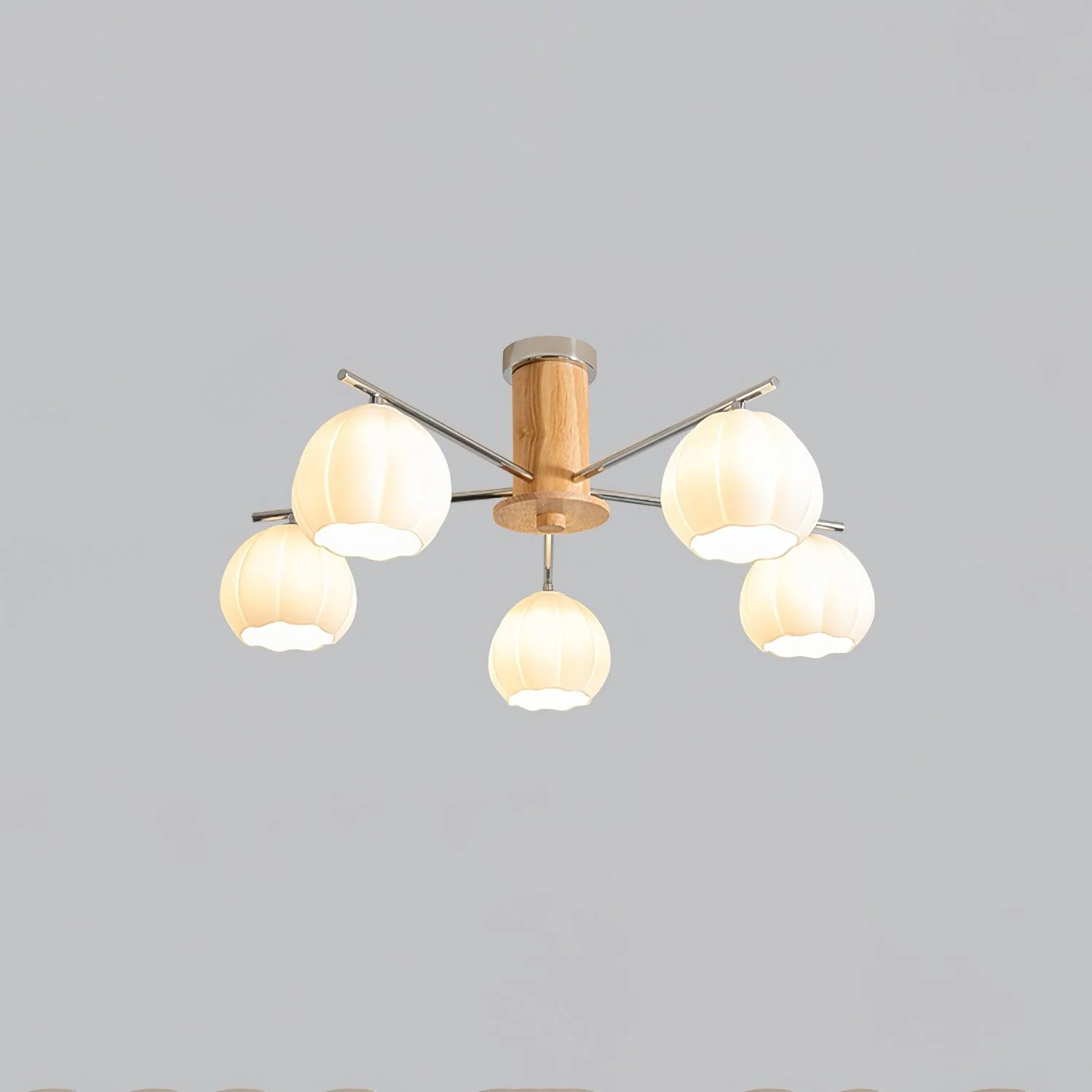 Ezoror Nordic Art Flower Buds Glass Ceiling Lamp - Image 63