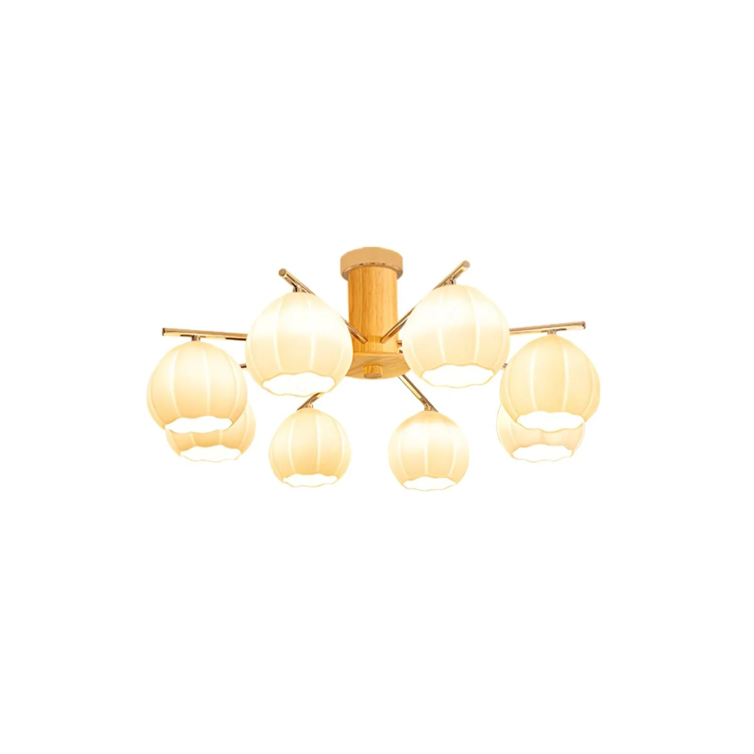 Ezoror Nordic Art Flower Buds Glass Ceiling Lamp - Image 7