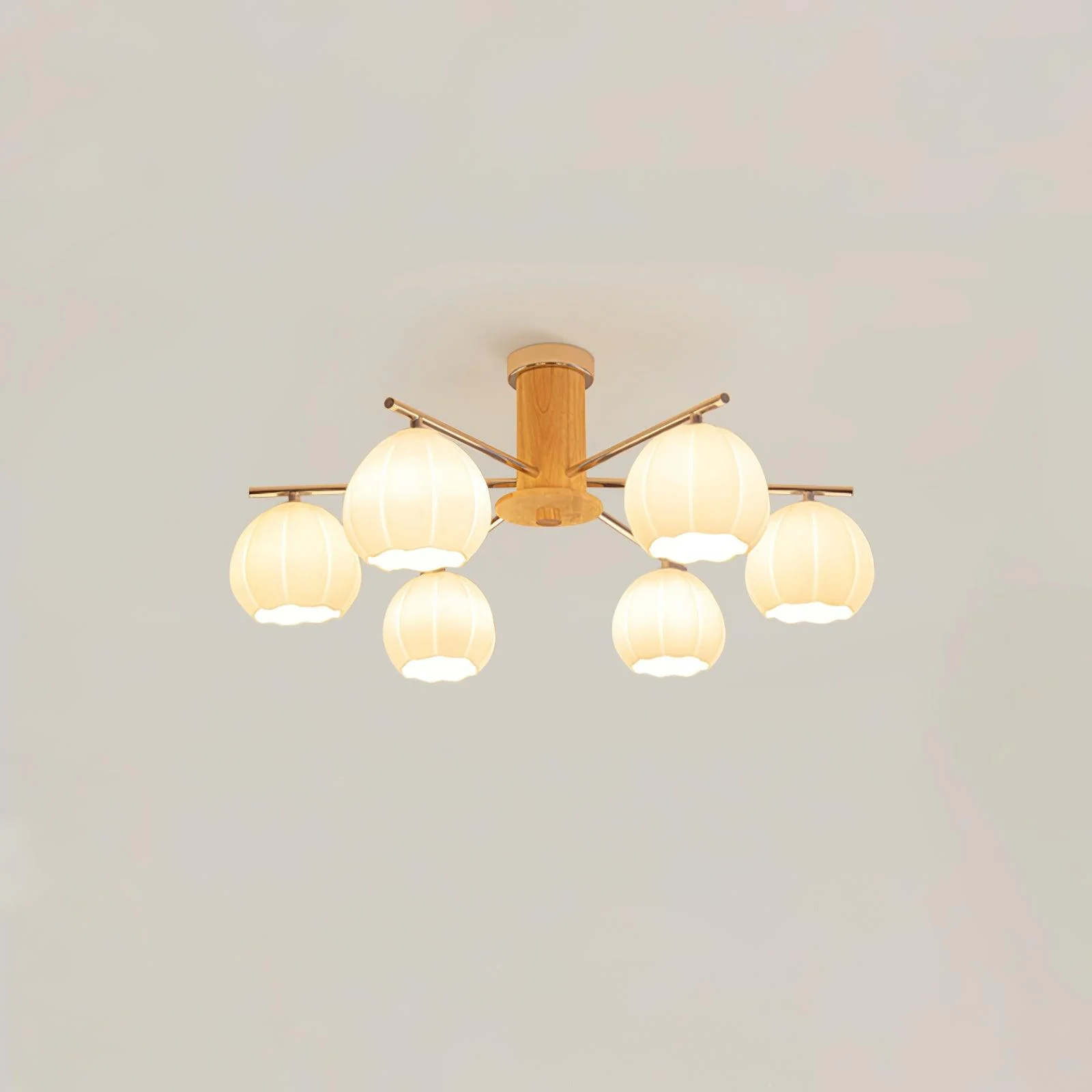 Ezoror Nordic Art Flower Buds Glass Ceiling Lamp - Image 71