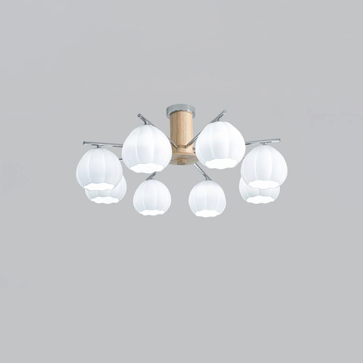 Ezoror Nordic Art Flower Buds Glass Ceiling Lamp - Image 72