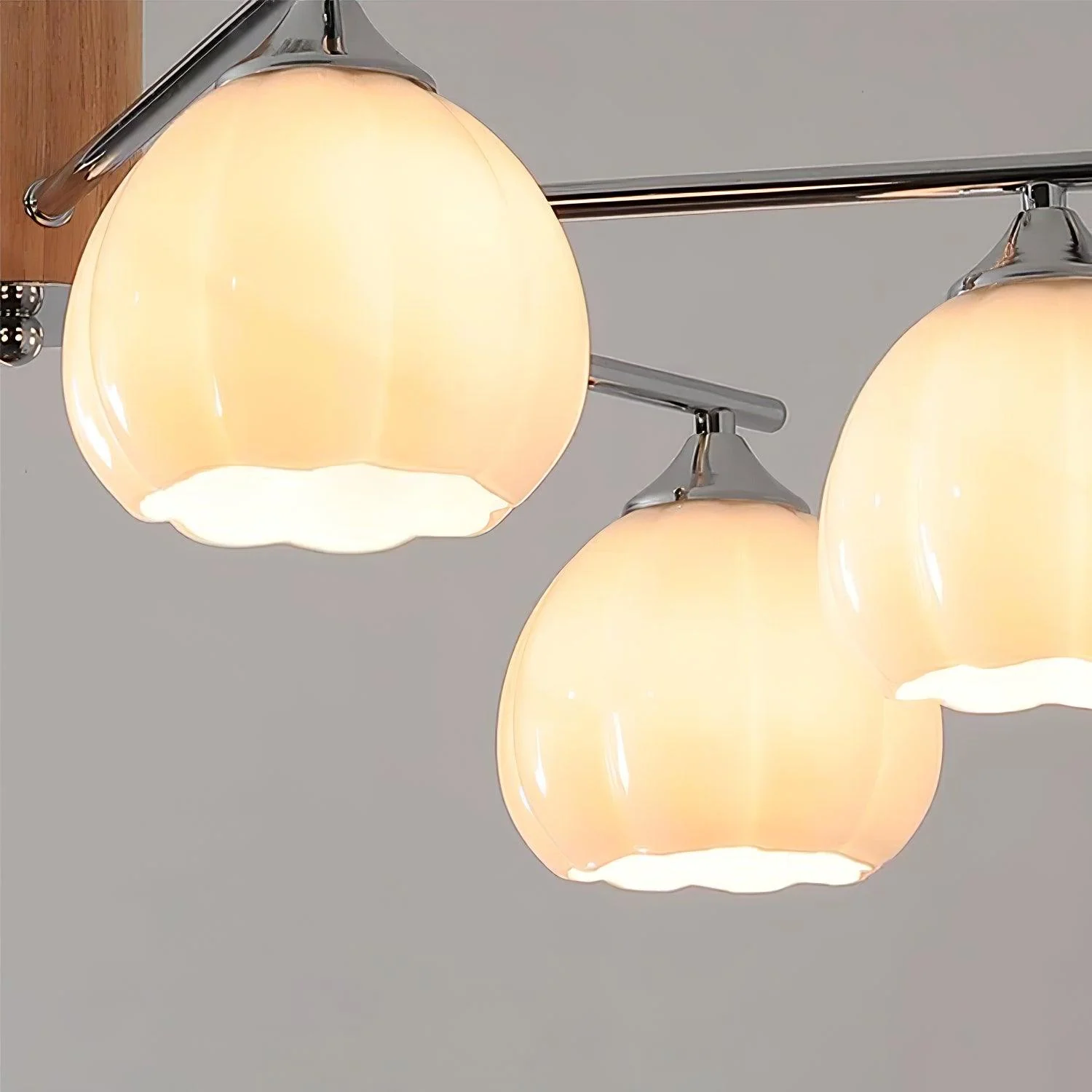Ezoror Nordic Art Flower Buds Glass Ceiling Lamp - Image 9