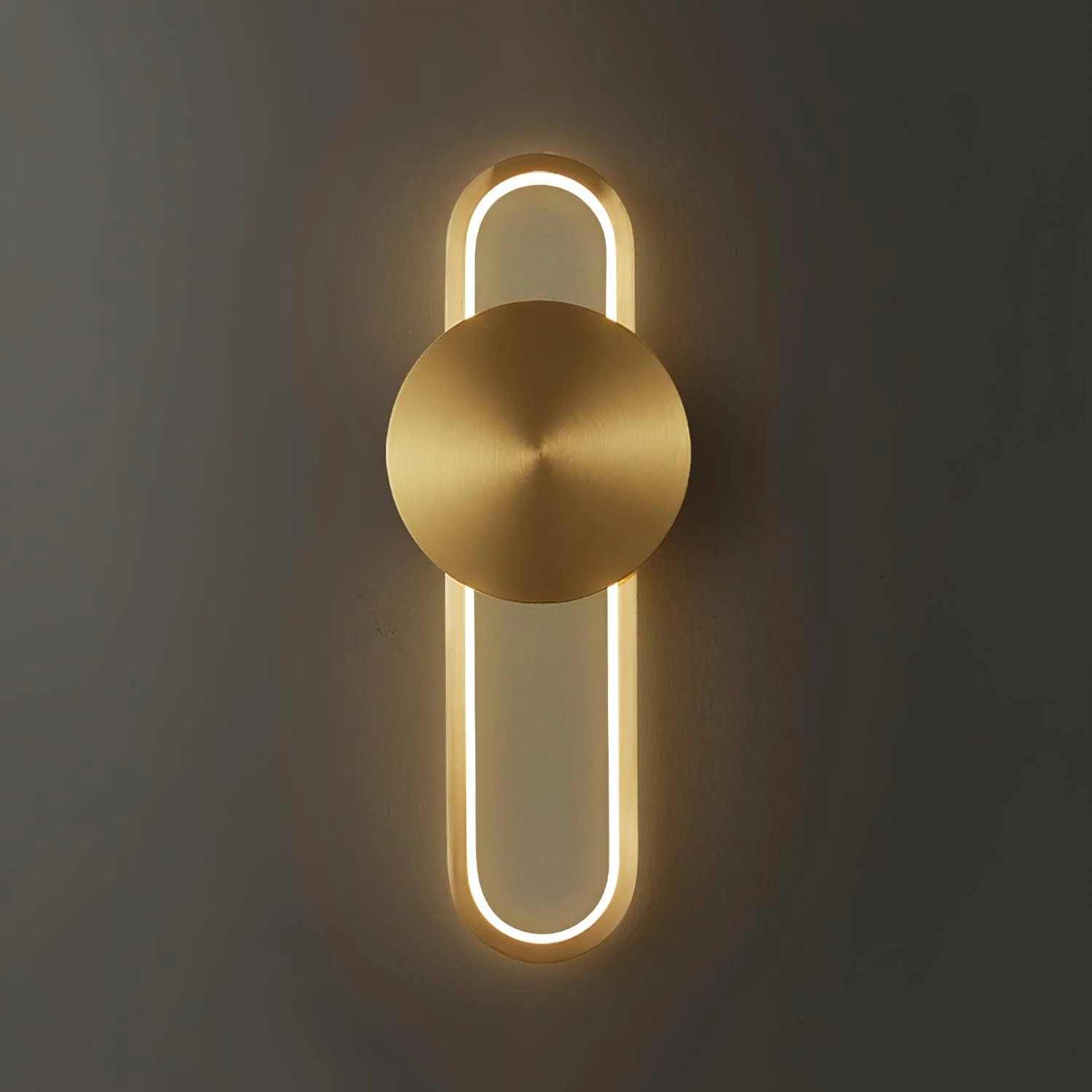 Fable Modern Minimalist Brass Wall Lamp - Image 16