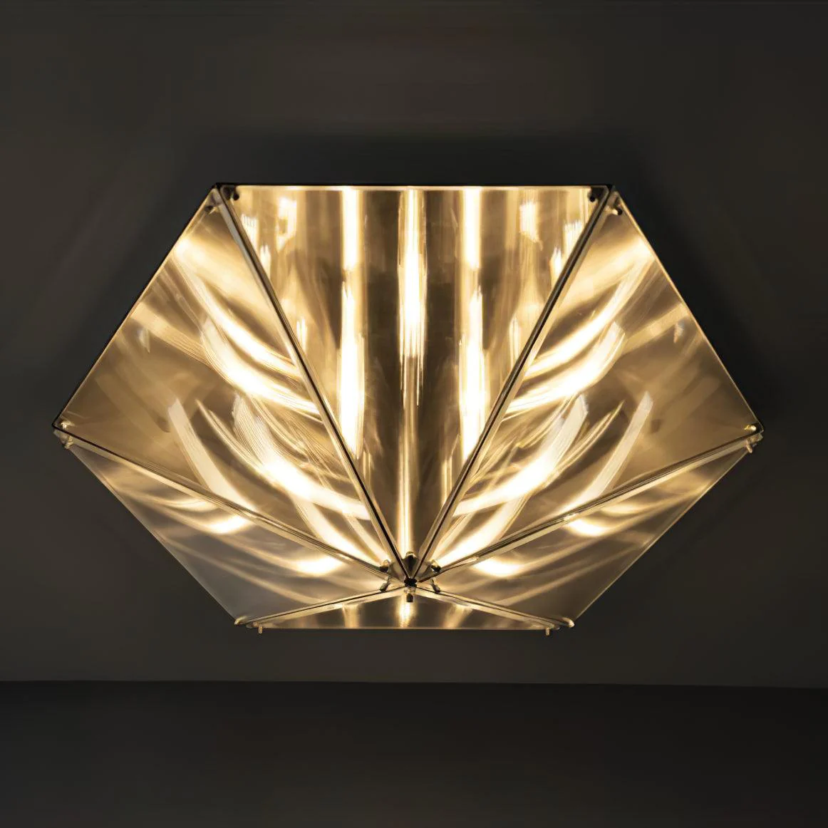Facet Modern Glass Celing Lamp - Image 20