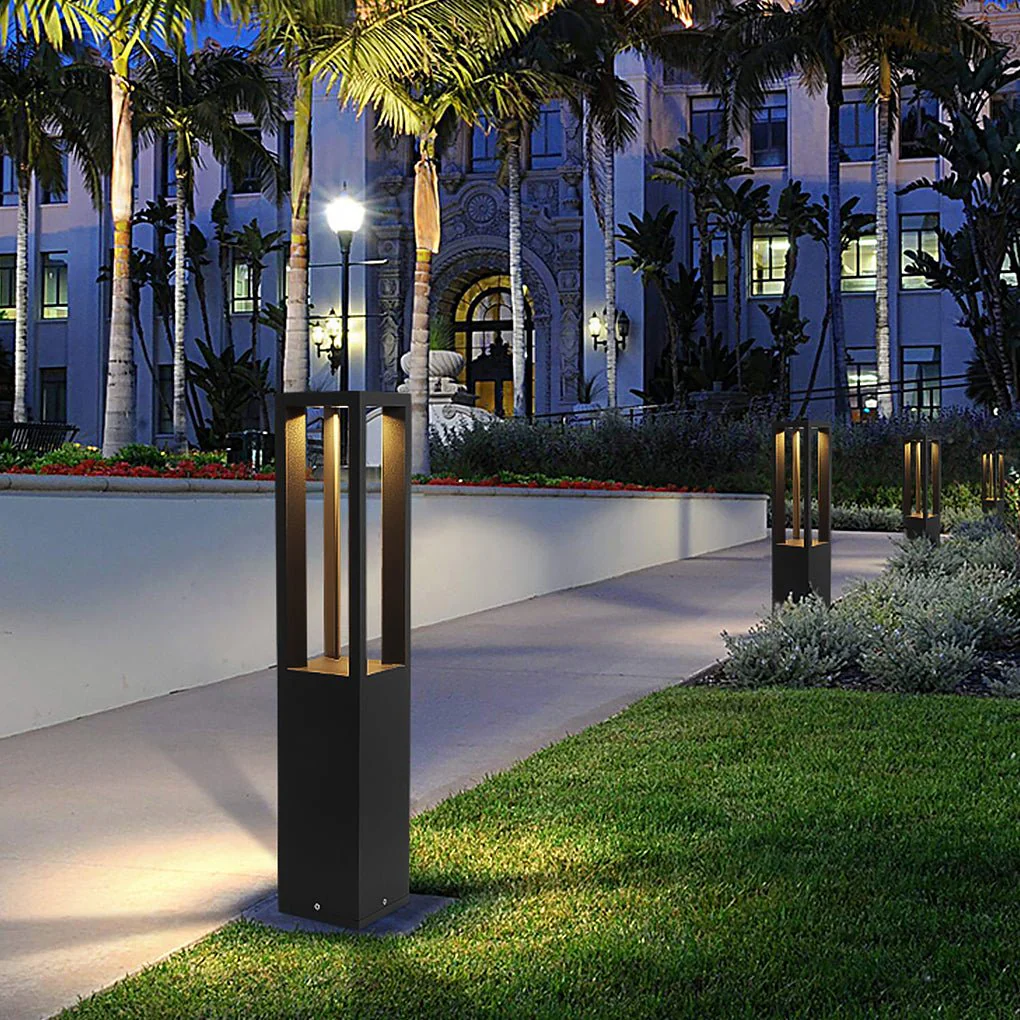 Falkner Square Landscape LED Stainless Steel Outdoor Lawn Light