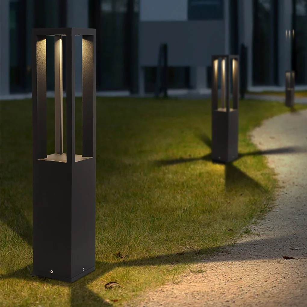 Falkner Square Landscape LED Stainless Steel Outdoor Lawn Light - Image 6