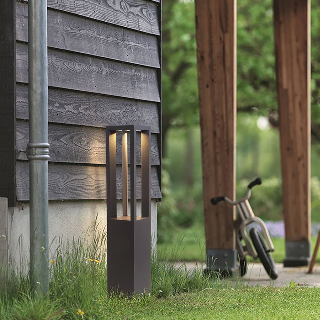 Falkner Square Landscape LED Stainless Steel Outdoor Lawn Light - Image 8