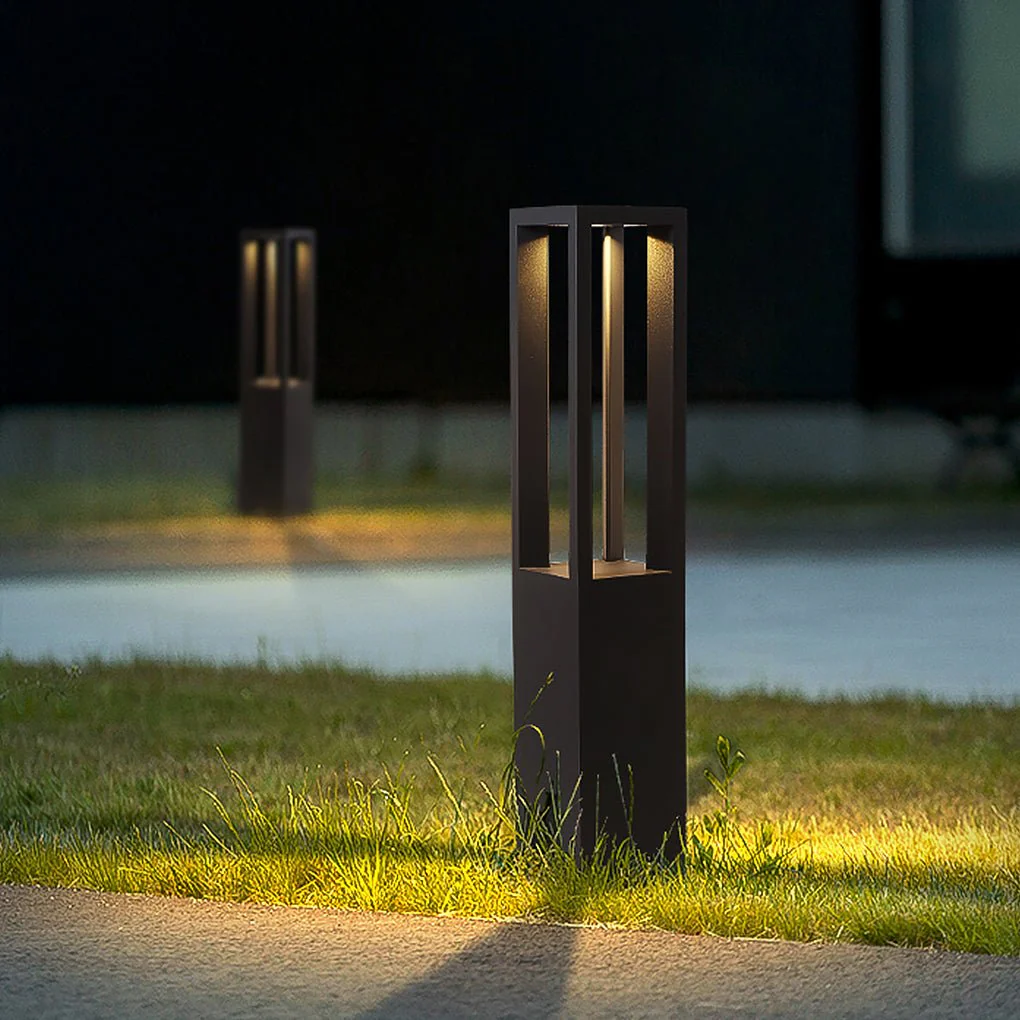 Falkner Square Landscape LED Stainless Steel Outdoor Lawn Light - Image 9