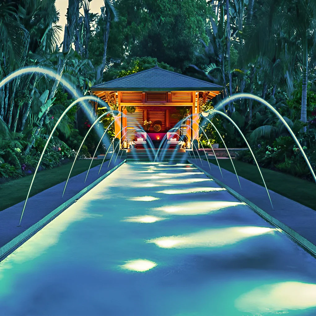 Fan Modern LED Underwater Pool Steel Outdoor Spot Light - Image 8
