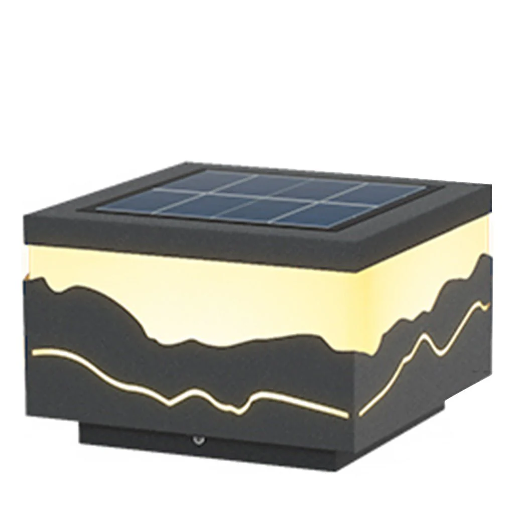 Farmer Fence Post LED Peaks Landscape Steel Outdoor Light - Image 10