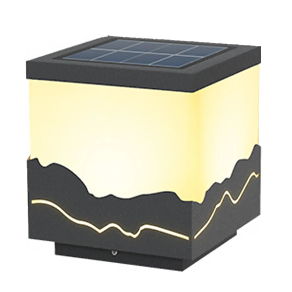 Farmer Fence Post LED Peaks Landscape Steel Outdoor Light - Image 11