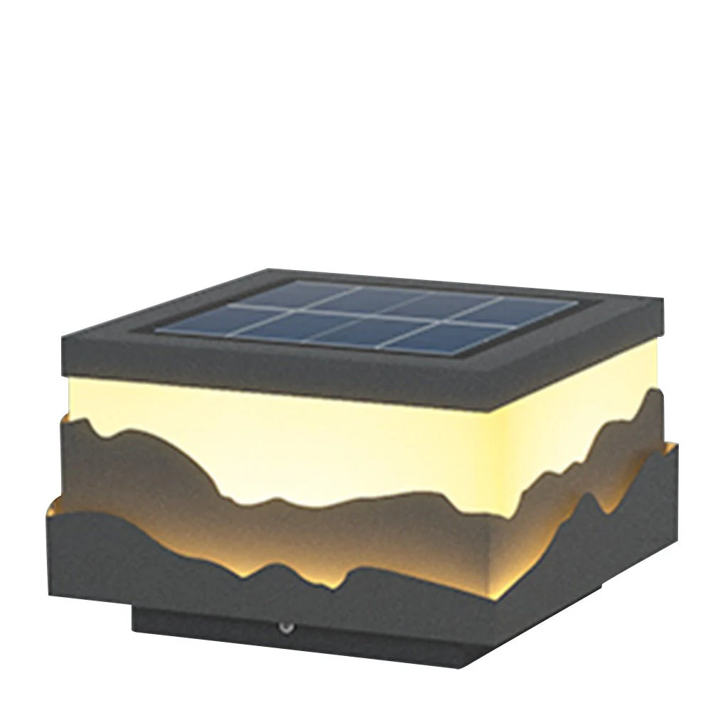 Farmer Fence Post LED Peaks Landscape Steel Outdoor Light - Image 6