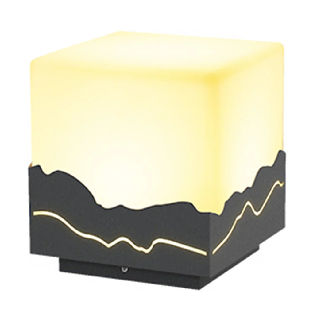 Farmer Fence Post LED Peaks Landscape Steel Outdoor Light - Image 9