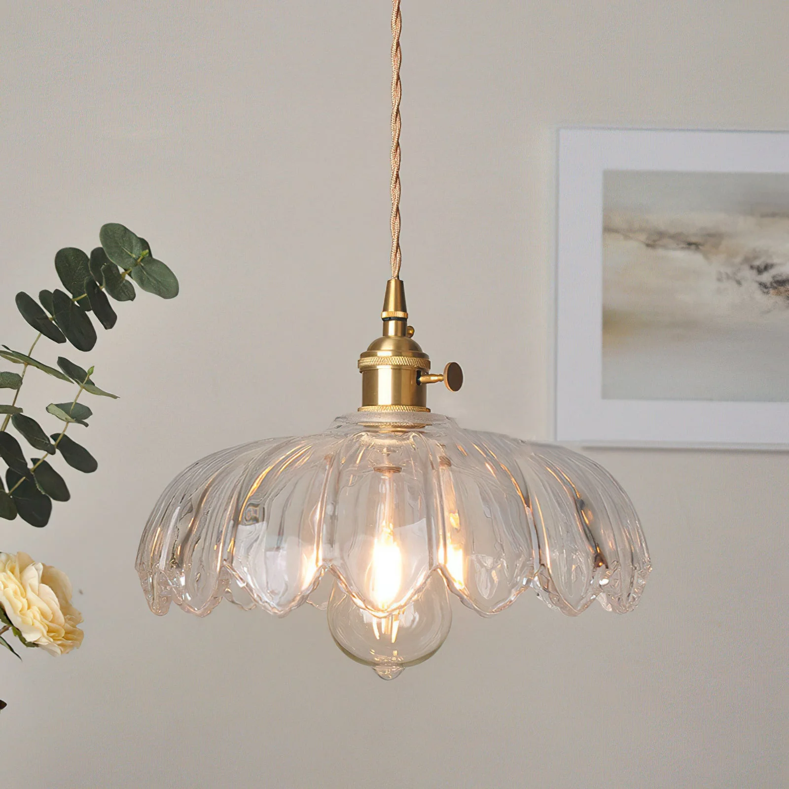 Fay Contemporary Glass Pendant Light - Image 13