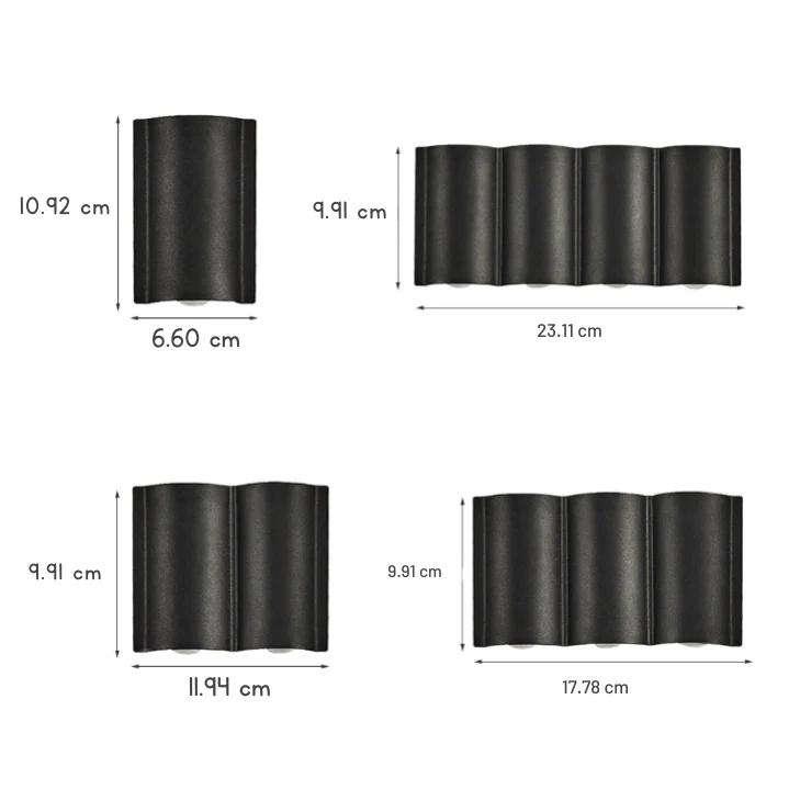 Ferris Creative Modern Outdoor Wall Washer Light - Image 6