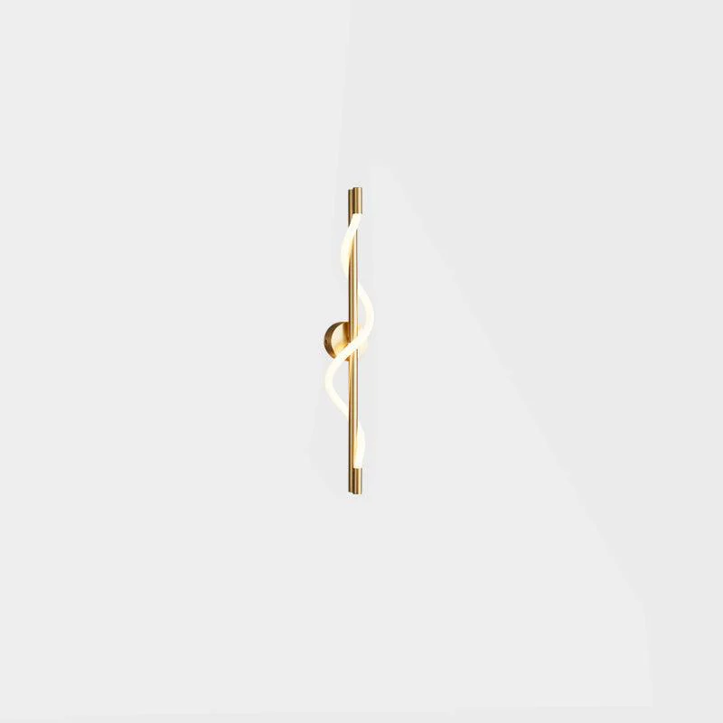 Fidora Sculptural Brass Silicone Wall Lamp - Image 10
