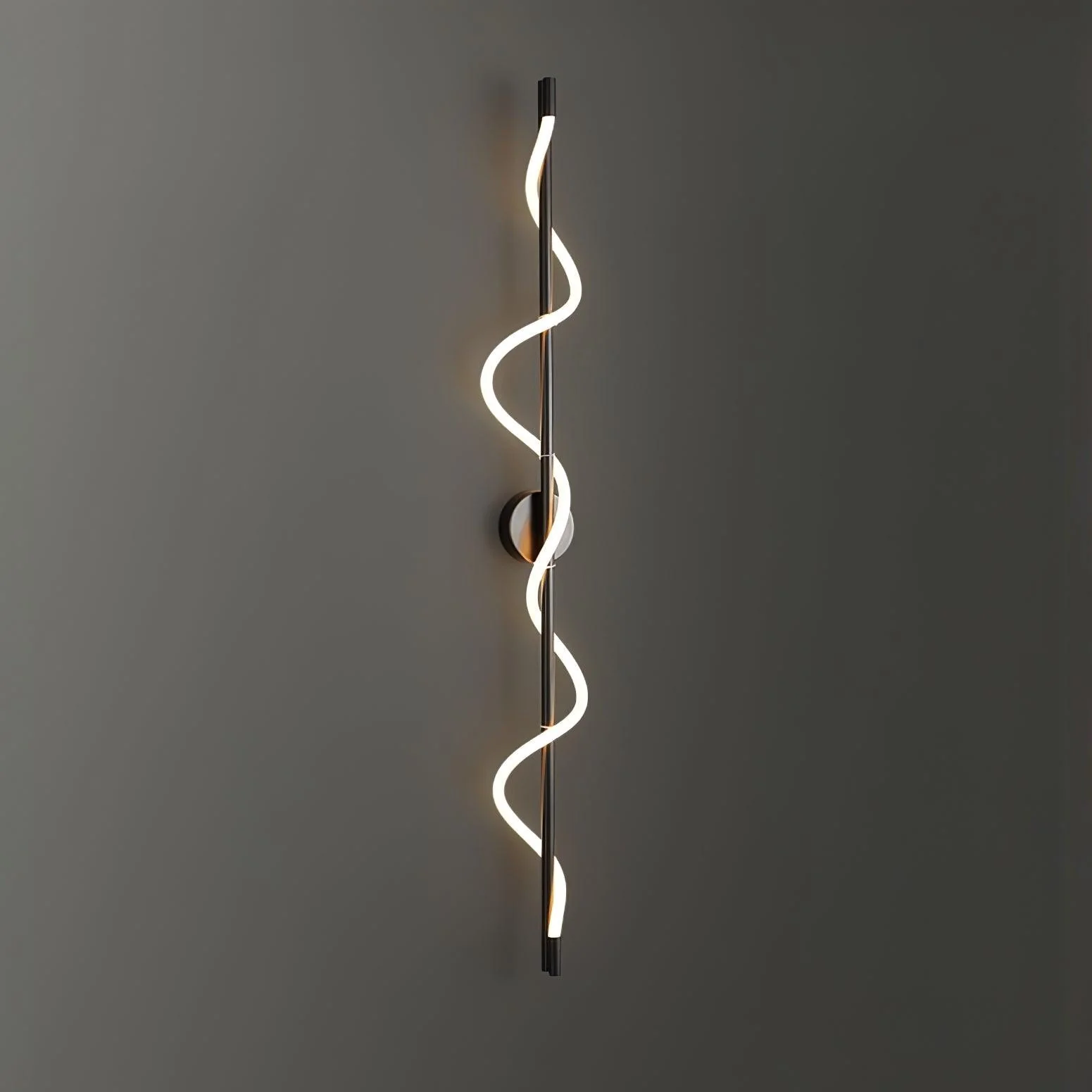 Fidora Sculptural Brass Silicone Wall Lamp - Image 30
