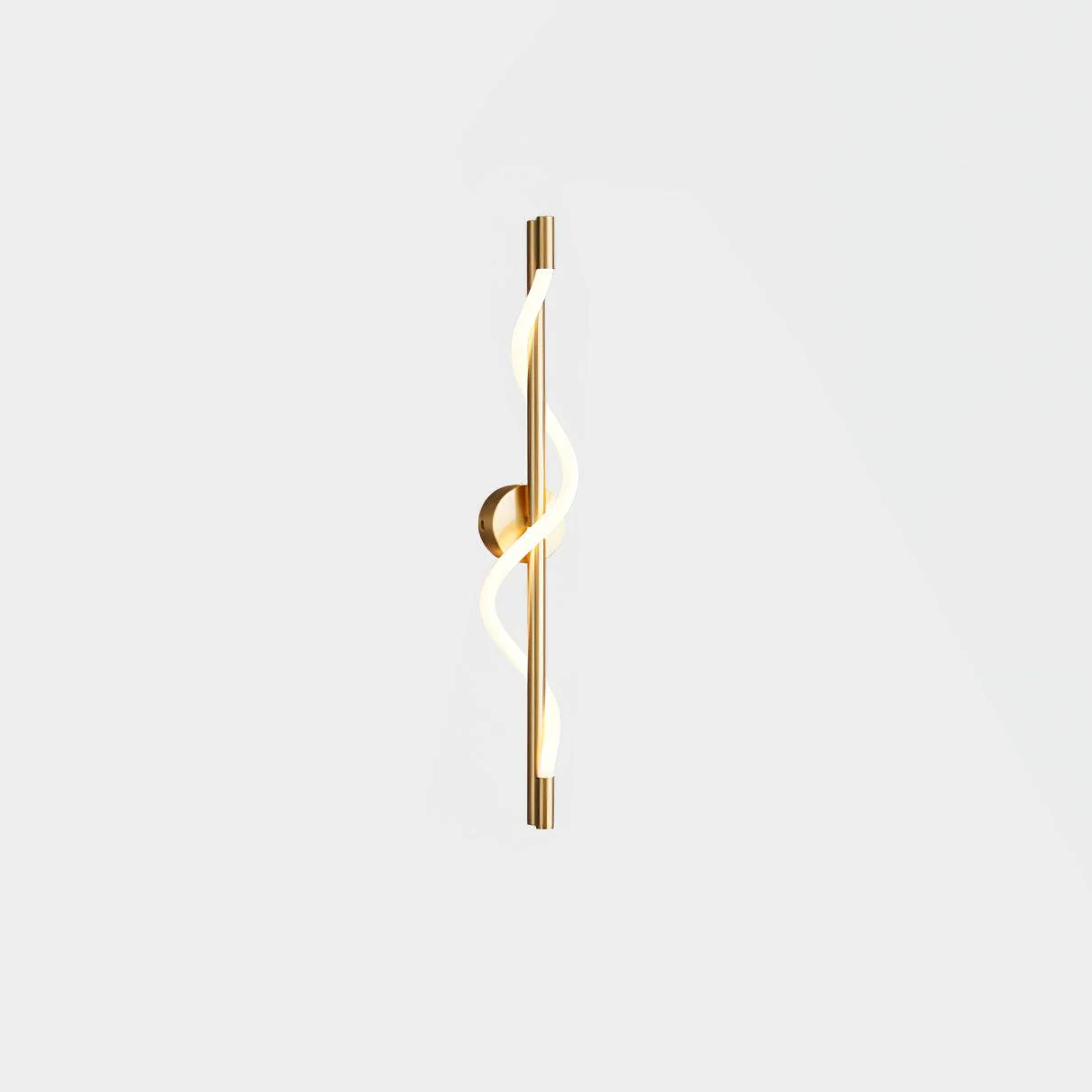 Fidora Sculptural Brass Silicone Wall Lamp - Image 34