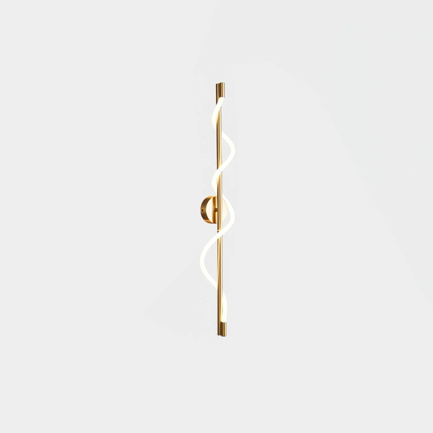 Fidora Sculptural Brass Silicone Wall Lamp - Image 39
