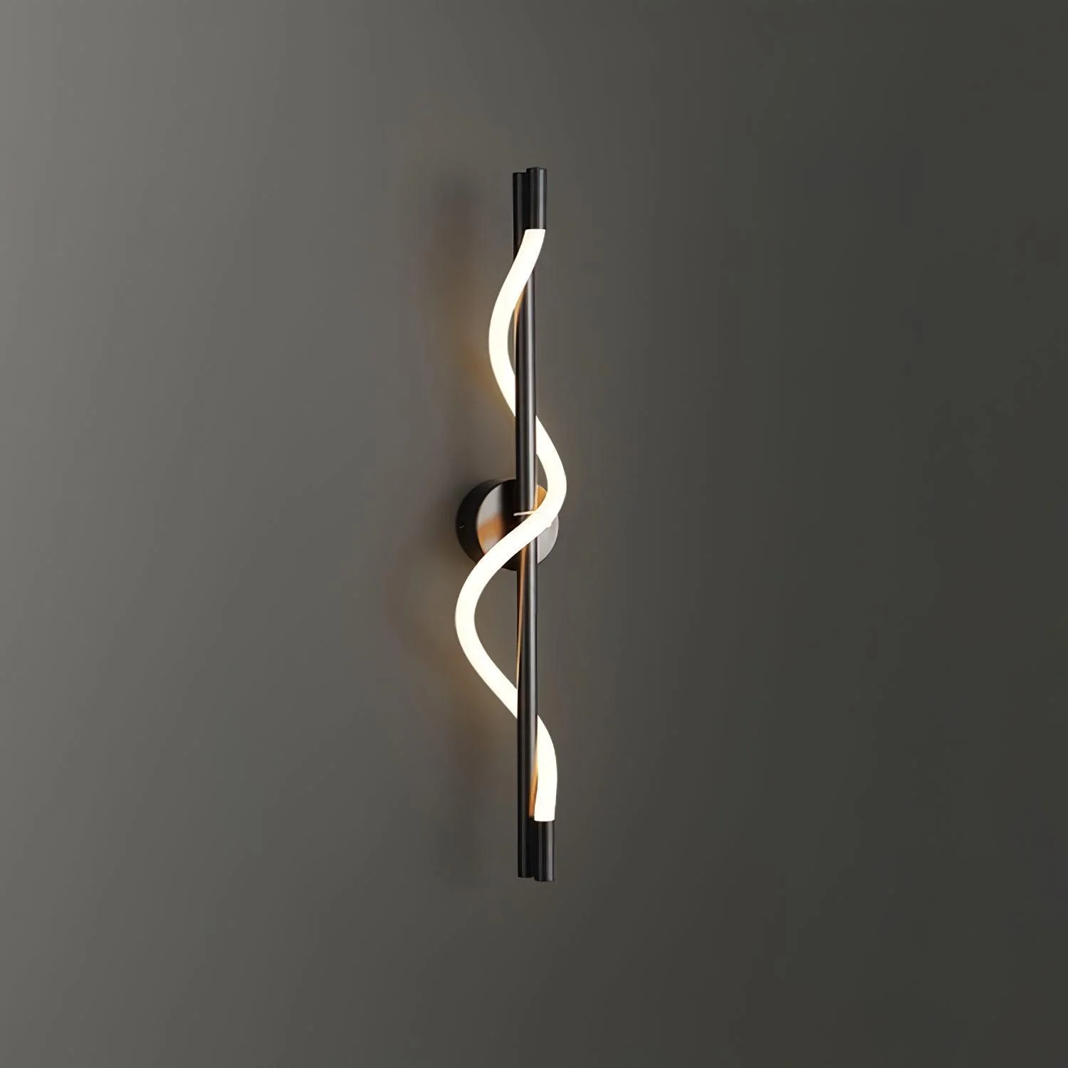 Fidora Sculptural Brass Silicone Wall Lamp - Image 8