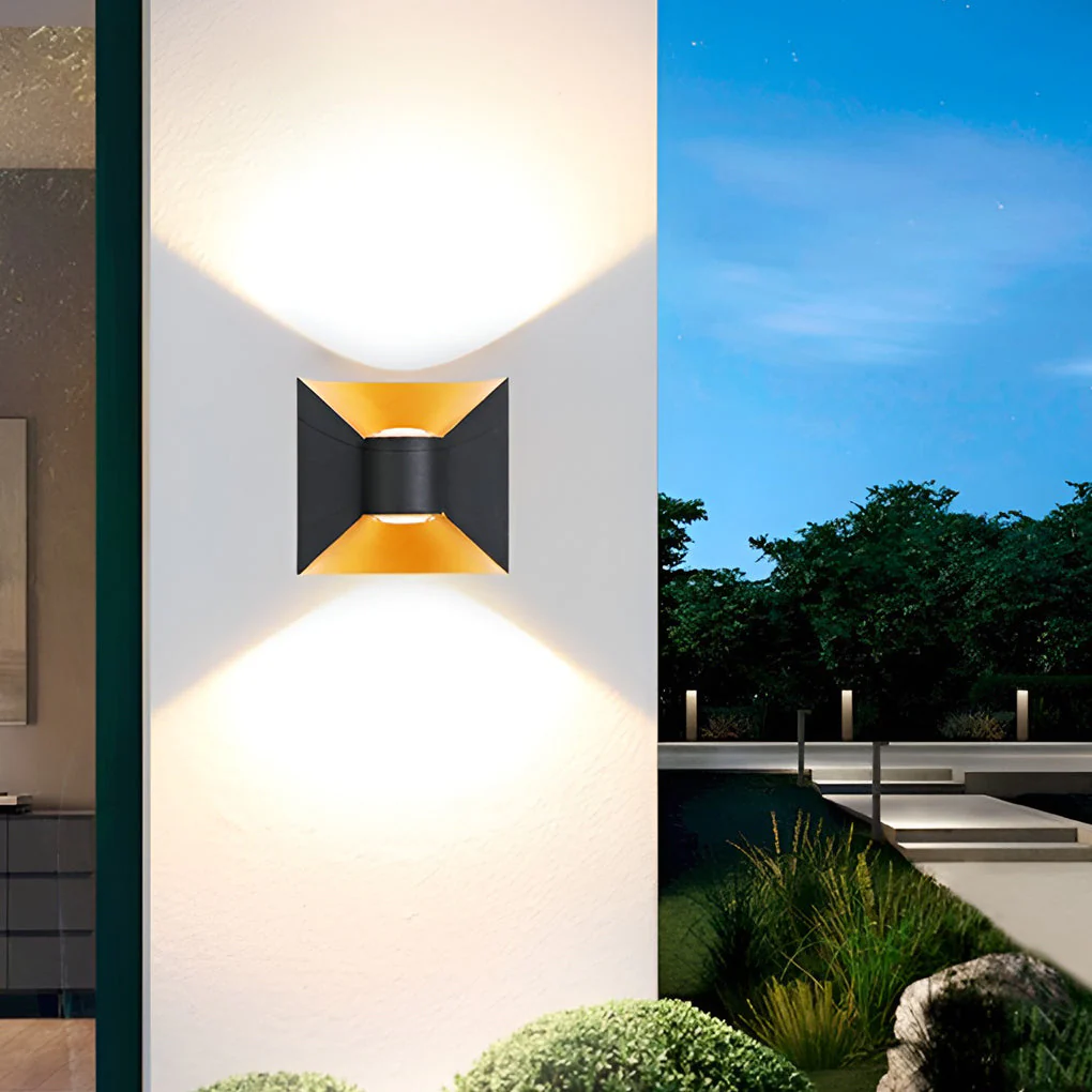 Fighte Square Modern Outdoor Sconces