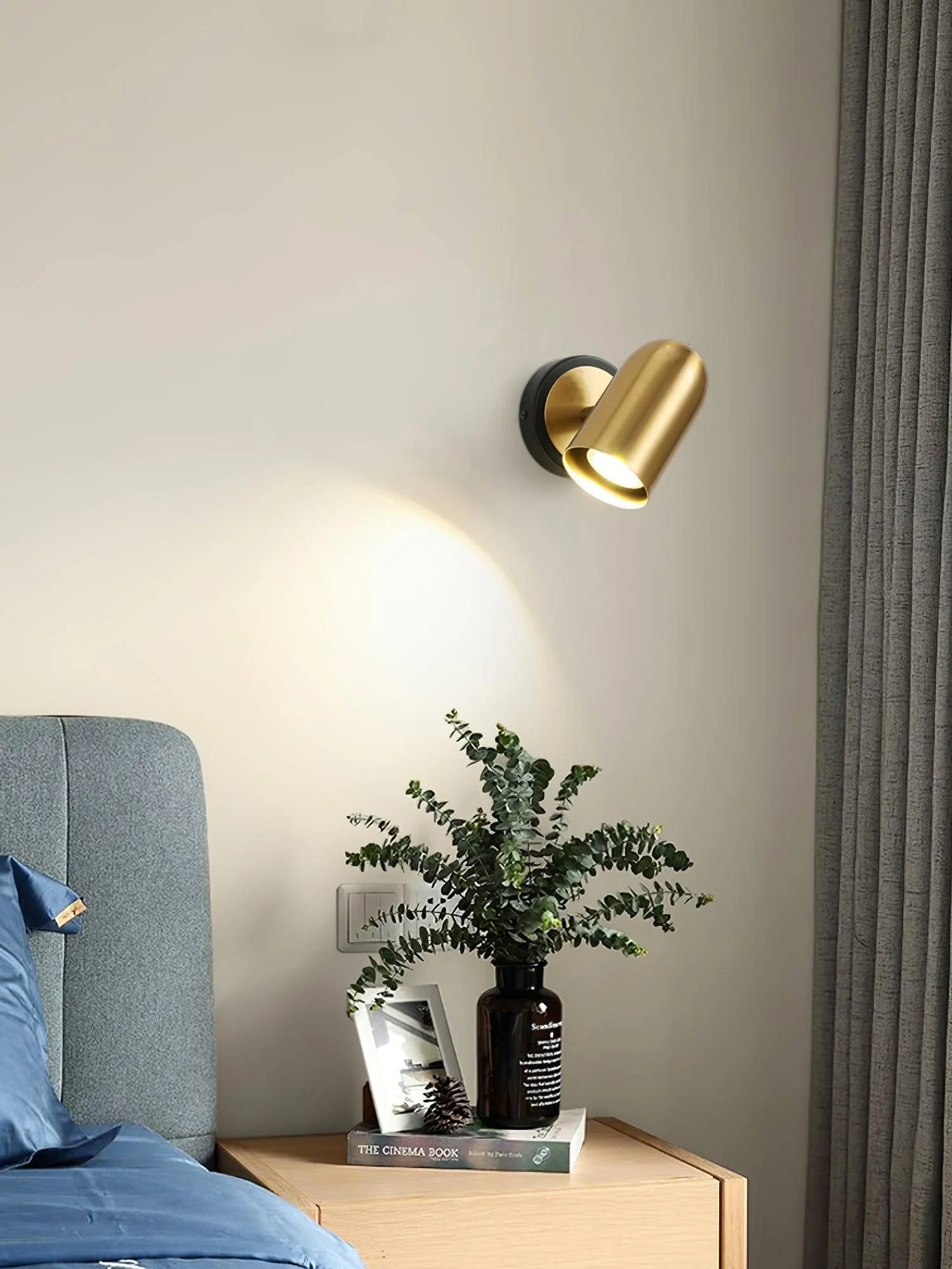 Fighter Modern Minimalist Gold Wall Lamp - Image 12