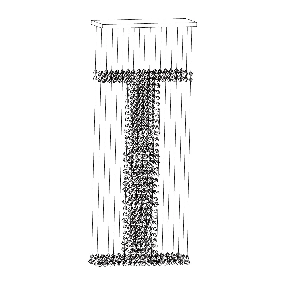 Arsilus Charcoal  Stone Sculptural Chandelier  Letter G to L - Image 48