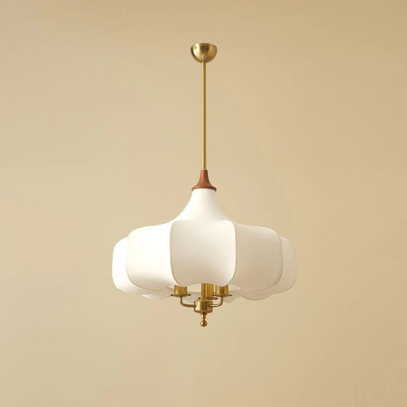 Fioren Fabric & Wood Pendant Light - Image 13
