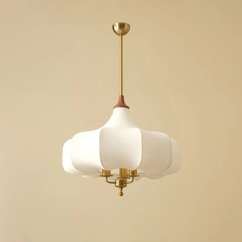 Fioren Fabric & Wood Pendant Light - Image 5