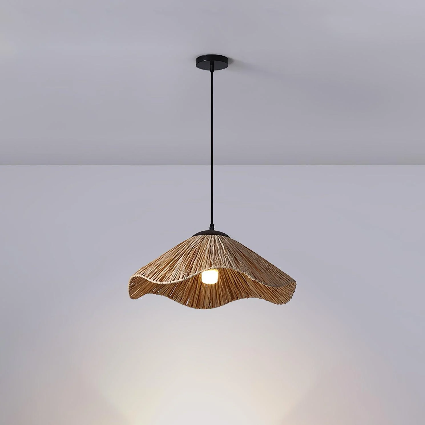 Firan Straw Bohemian Pendant Lamp - Image 16
