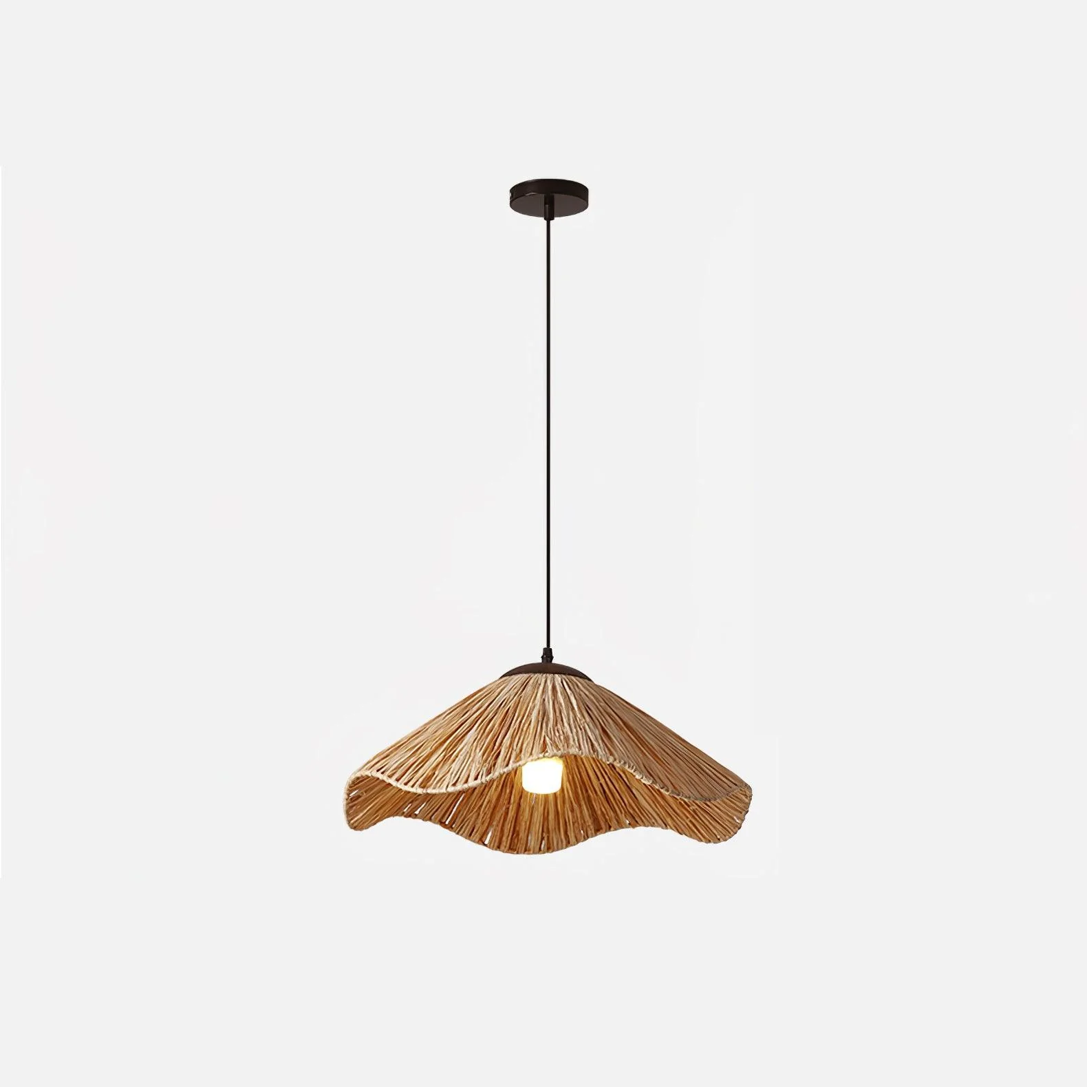 Firan Straw Bohemian Pendant Lamp - Image 9