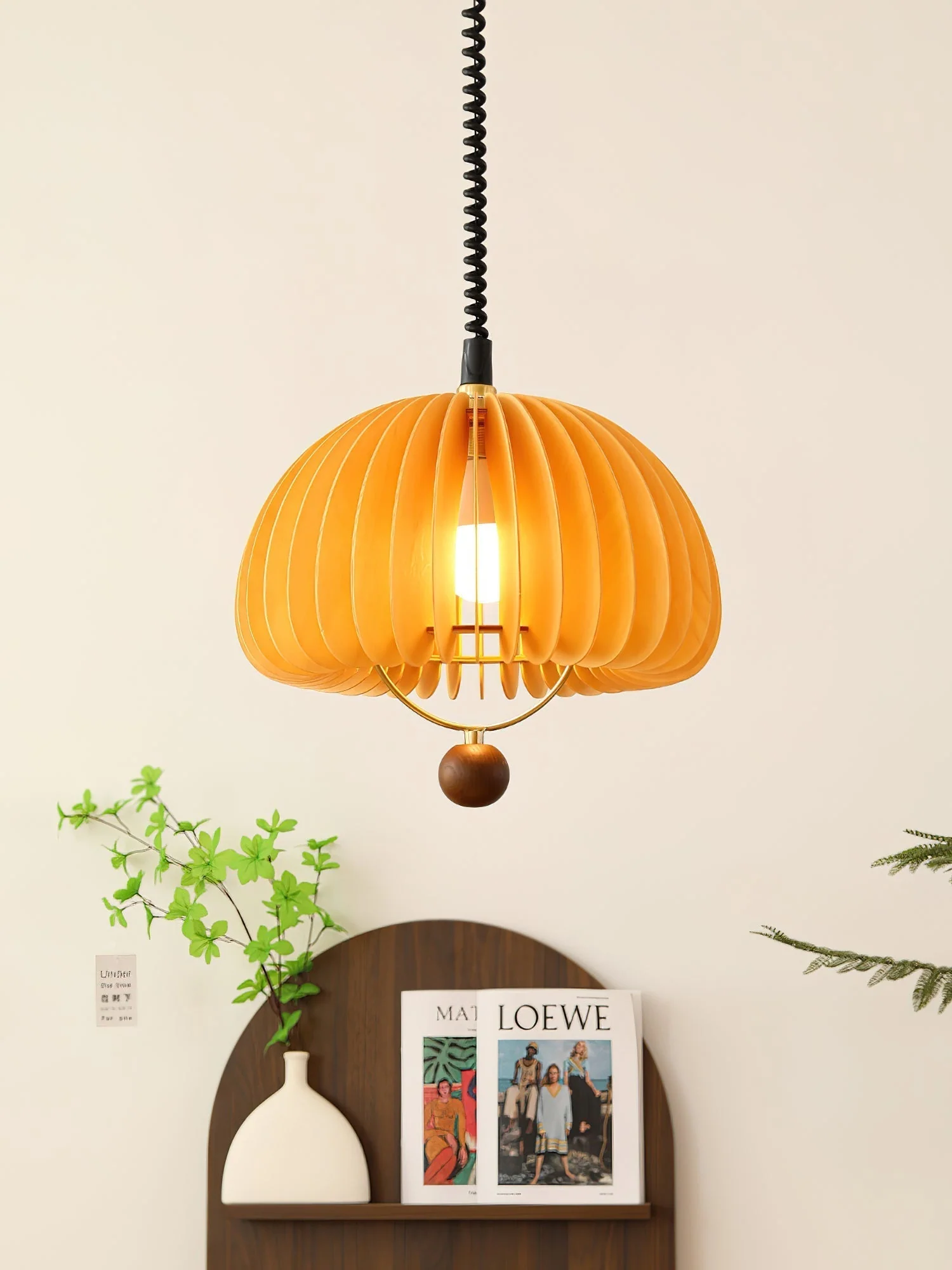 Fisher Modern Wood Pendant Light - Image 10