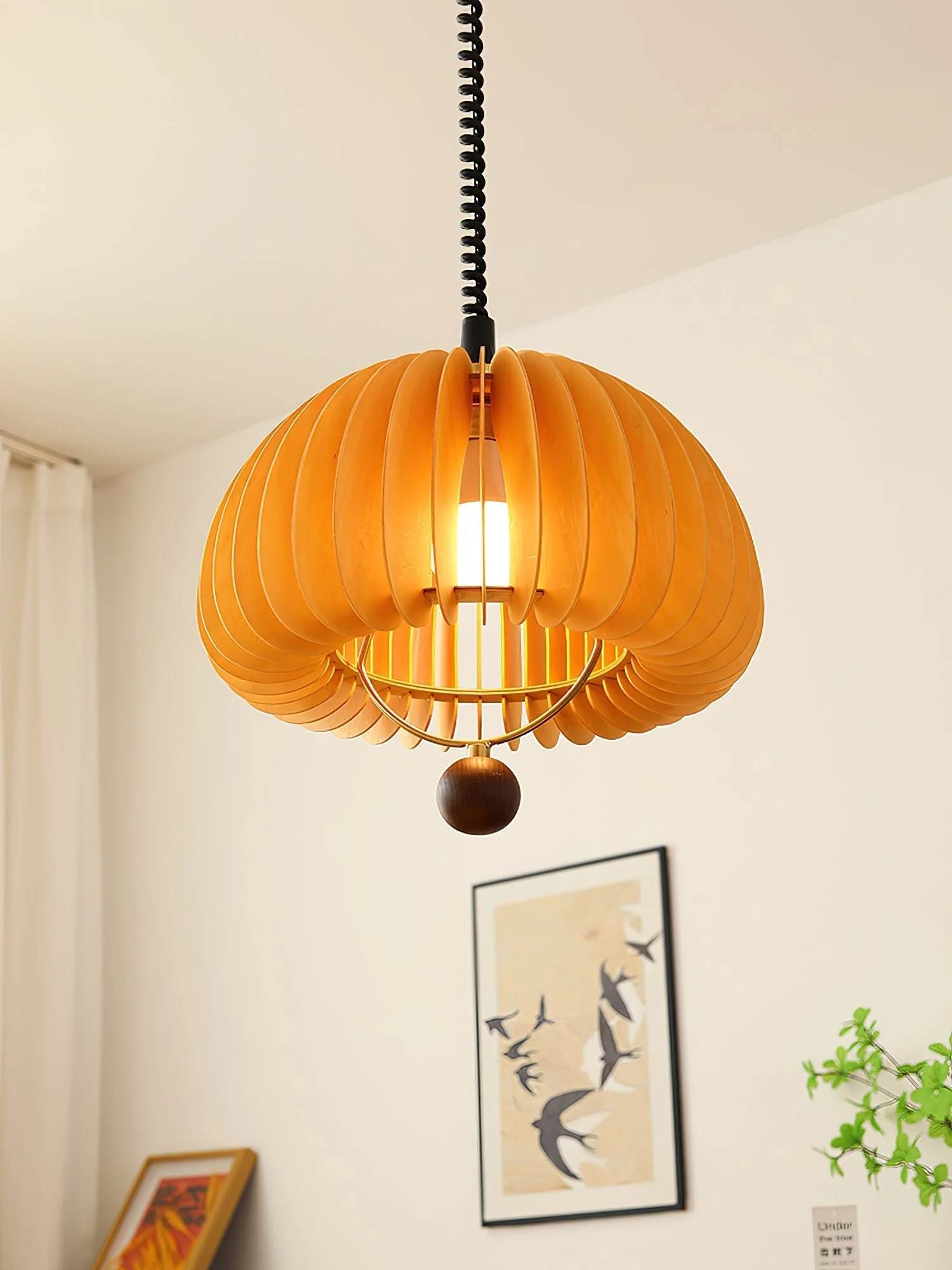 Fisher Modern Wood Pendant Light - Image 8